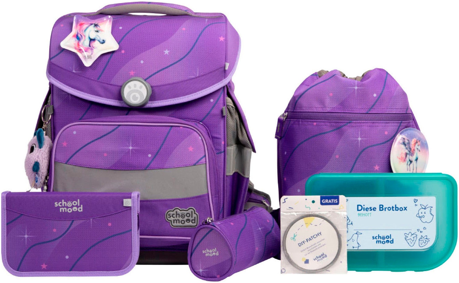 SCHOOL-MOOD® Cartable »Timeless Pro« retroreflektierende Flächen