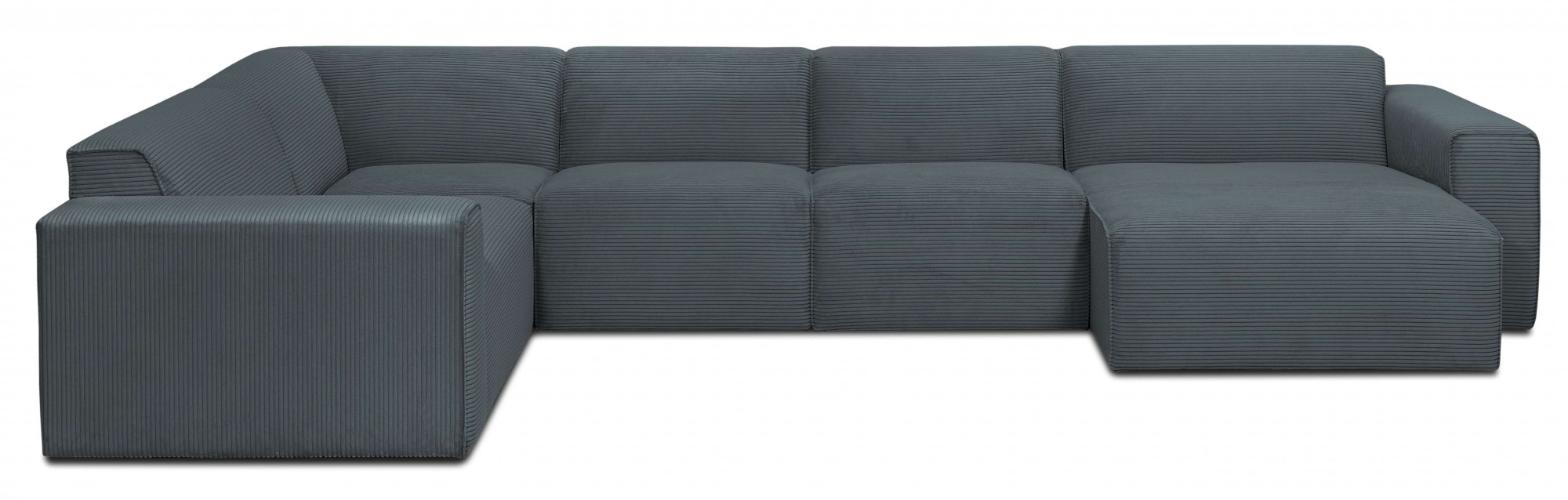 GOODproduct Wohnlandschaft »Clayton Breite 371 cm, U-Form« in einem trendigen Cord-Bezug, verschiedene Kombinationen verfügbar