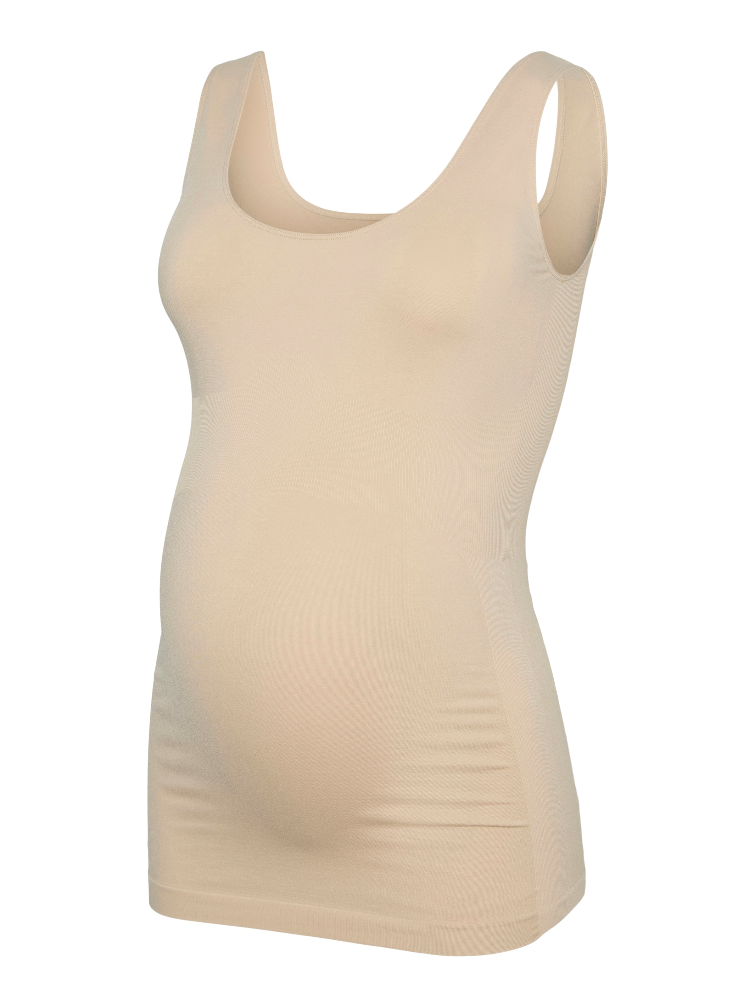 Mamalicious Débardeur de maternité »MLHEAL TANK TOP NOOS A.« Materialmix, sehr figurbetont
