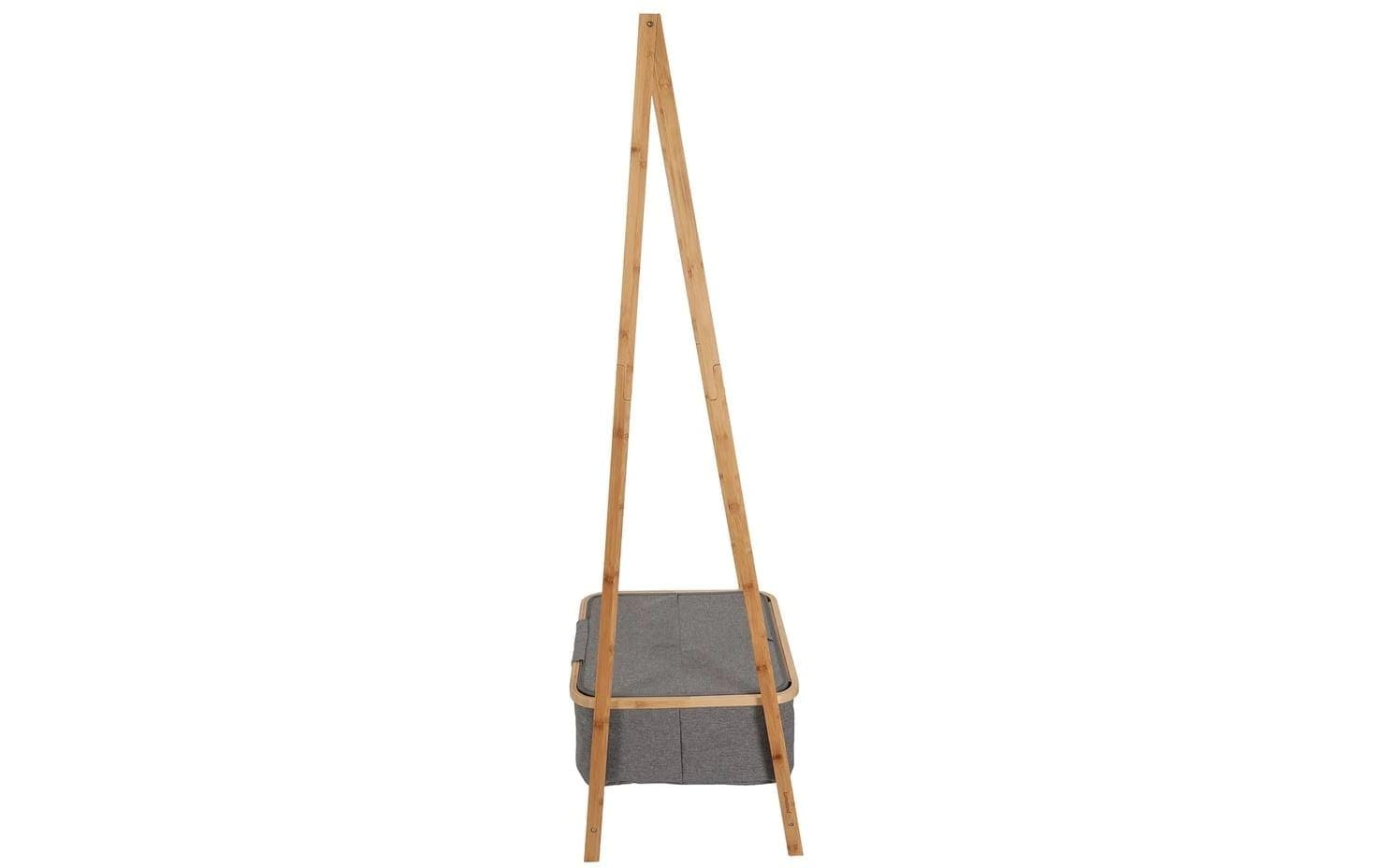 Lumaland Porte-manteau »aus Bambus 159 x 60 x 45 cm« Garderobenständer aus Bambus mit Box