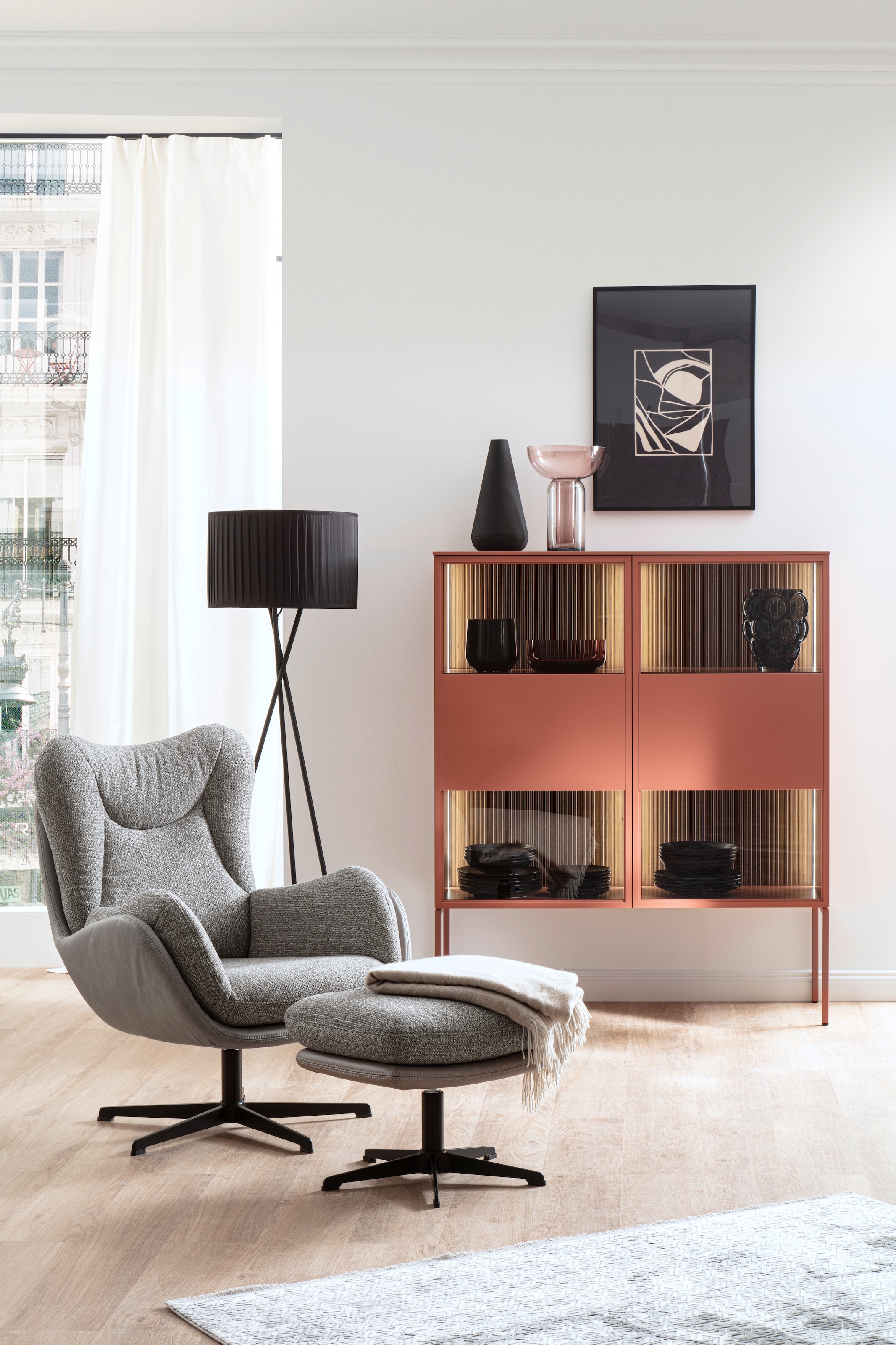 SCHÖNER WOHNEN-Kollektion Tapis »Vision 213« Rectangulaire 7 mm Höhe Viskoseteppich mit Glanz, Wohnzimmer