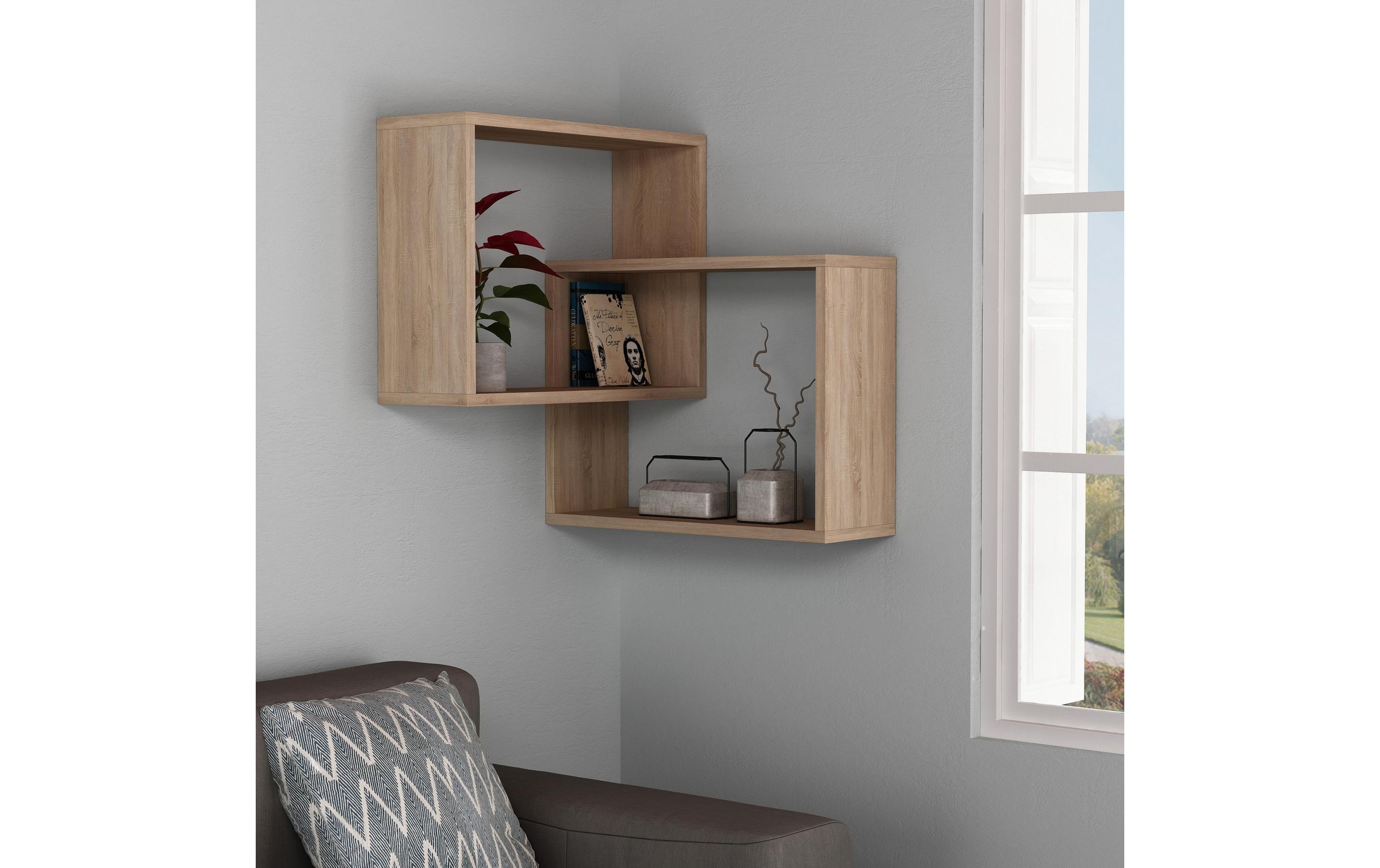 WOODY FASHION Étagère murale »Ring«