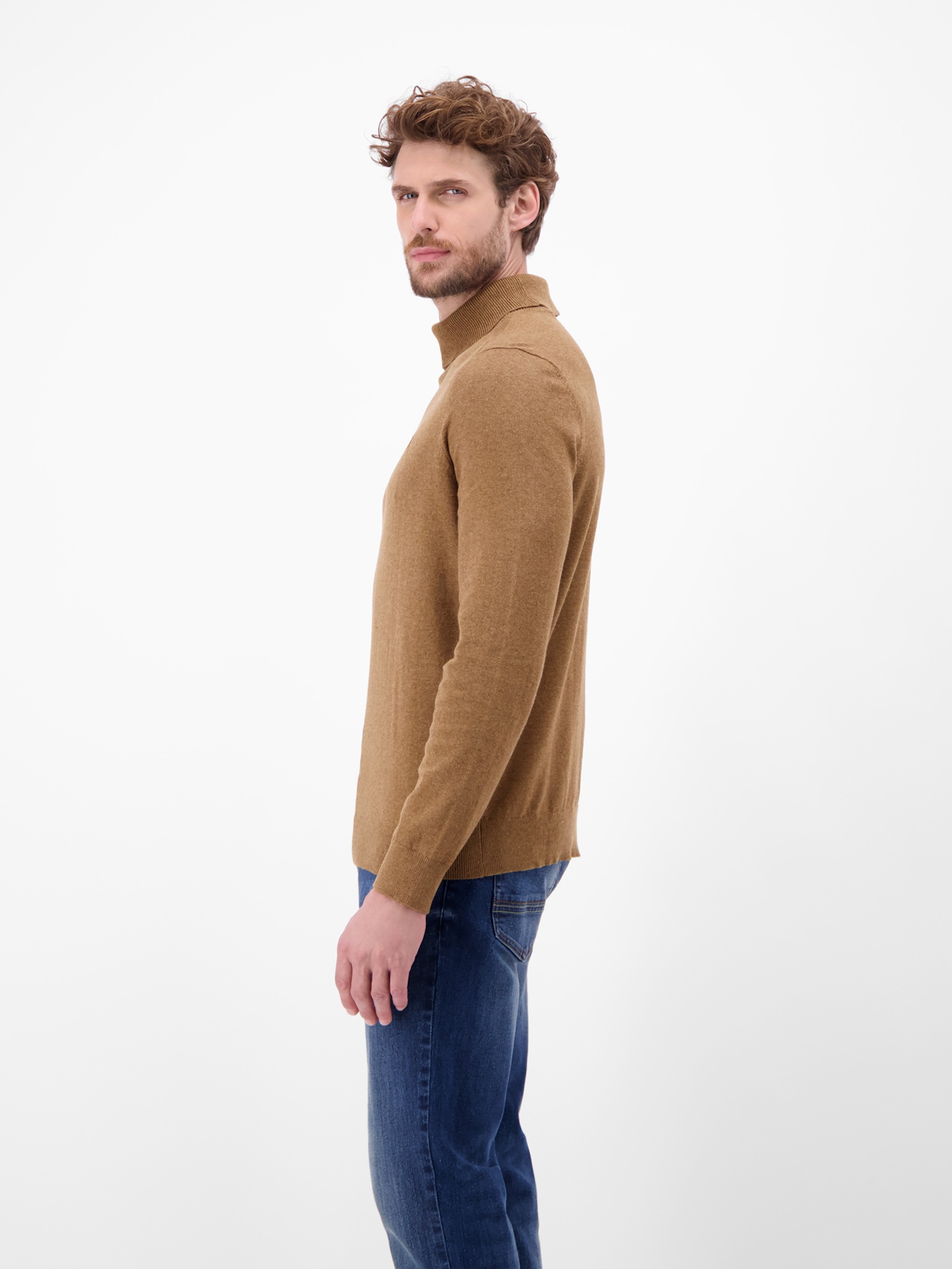 LERROS Pull à col roulé »Herren Rollkragen-Strickpullover«