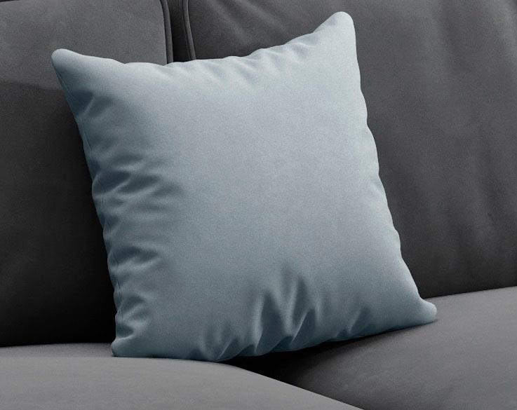 Home affaire Canapé d'angle »Laurentia, L-Form« mit 4 Zierkissen, Ottomane links oder rechts bestellbar