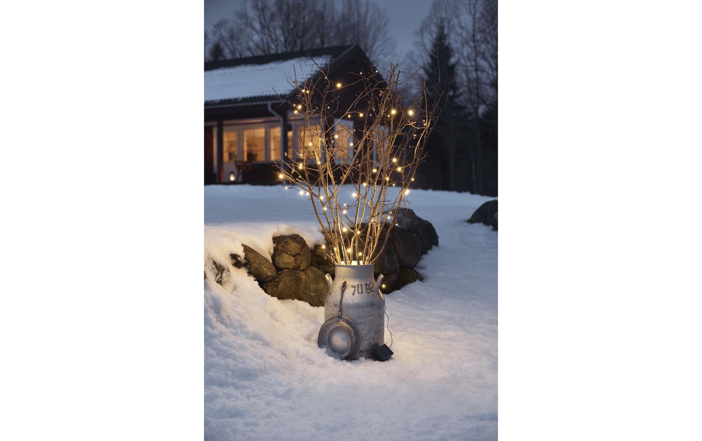KONSTSMIDE LED-Lichterkette »LK Batterie 80 LED 45176 m Outdoor« 80 Stk.-flammig