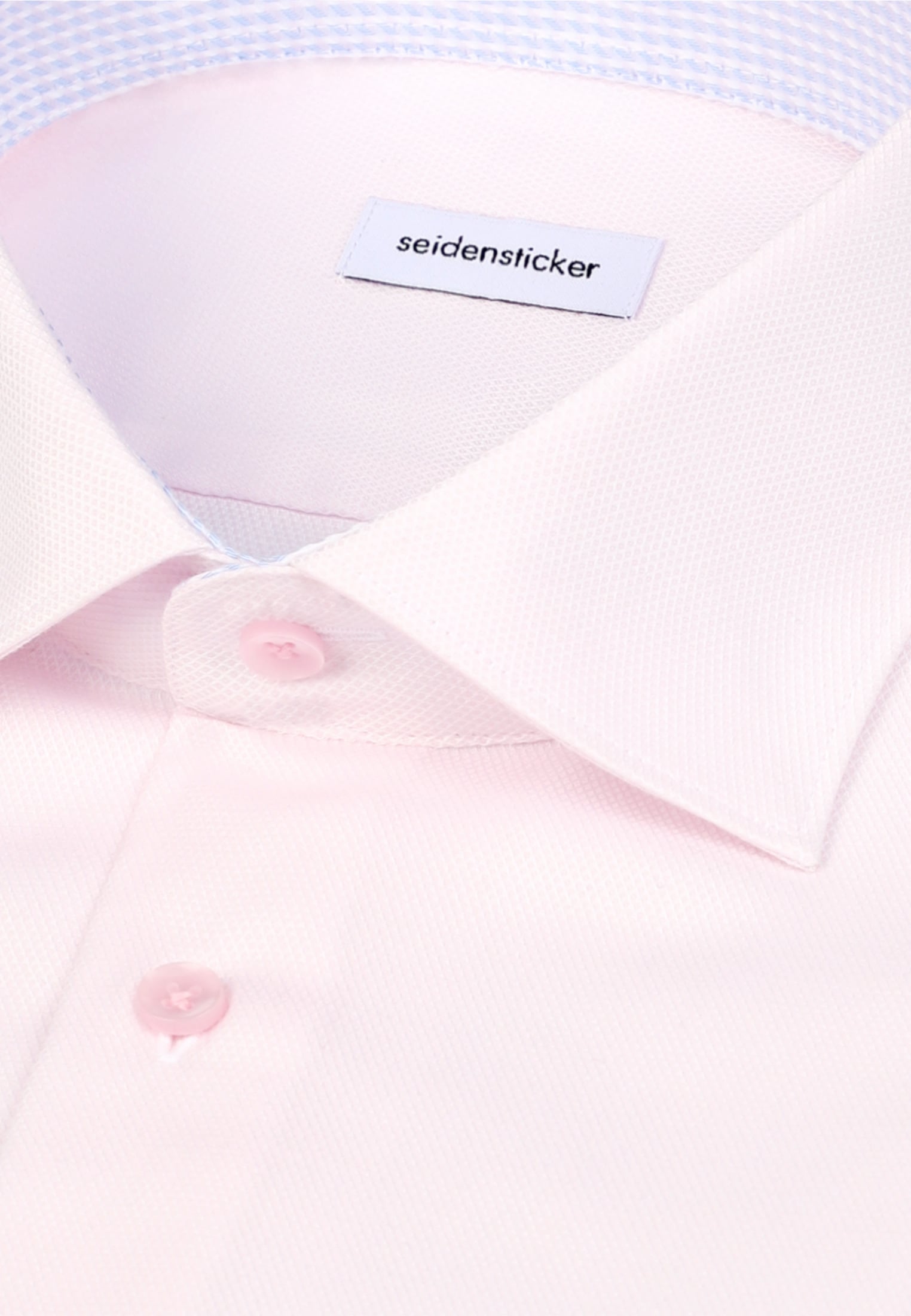 seidensticker Businesshemd »Schwarze Rose« Slim 1/1 Kentkragen Struktur