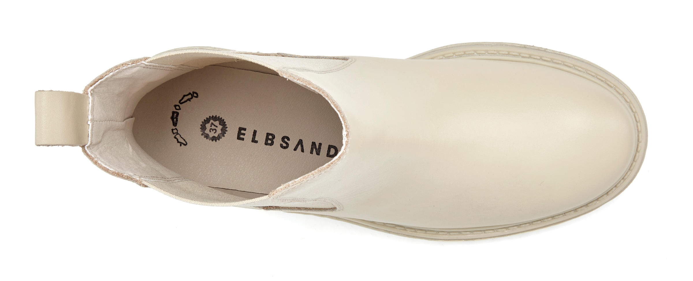 Elbsand Bottines »Chelseaboots, Schlupfstiefel, Lederstiefelette, Herbststiefelette«  NOUVEAU bottes biker en cuir avec inserts stretch et semelle profilée légère