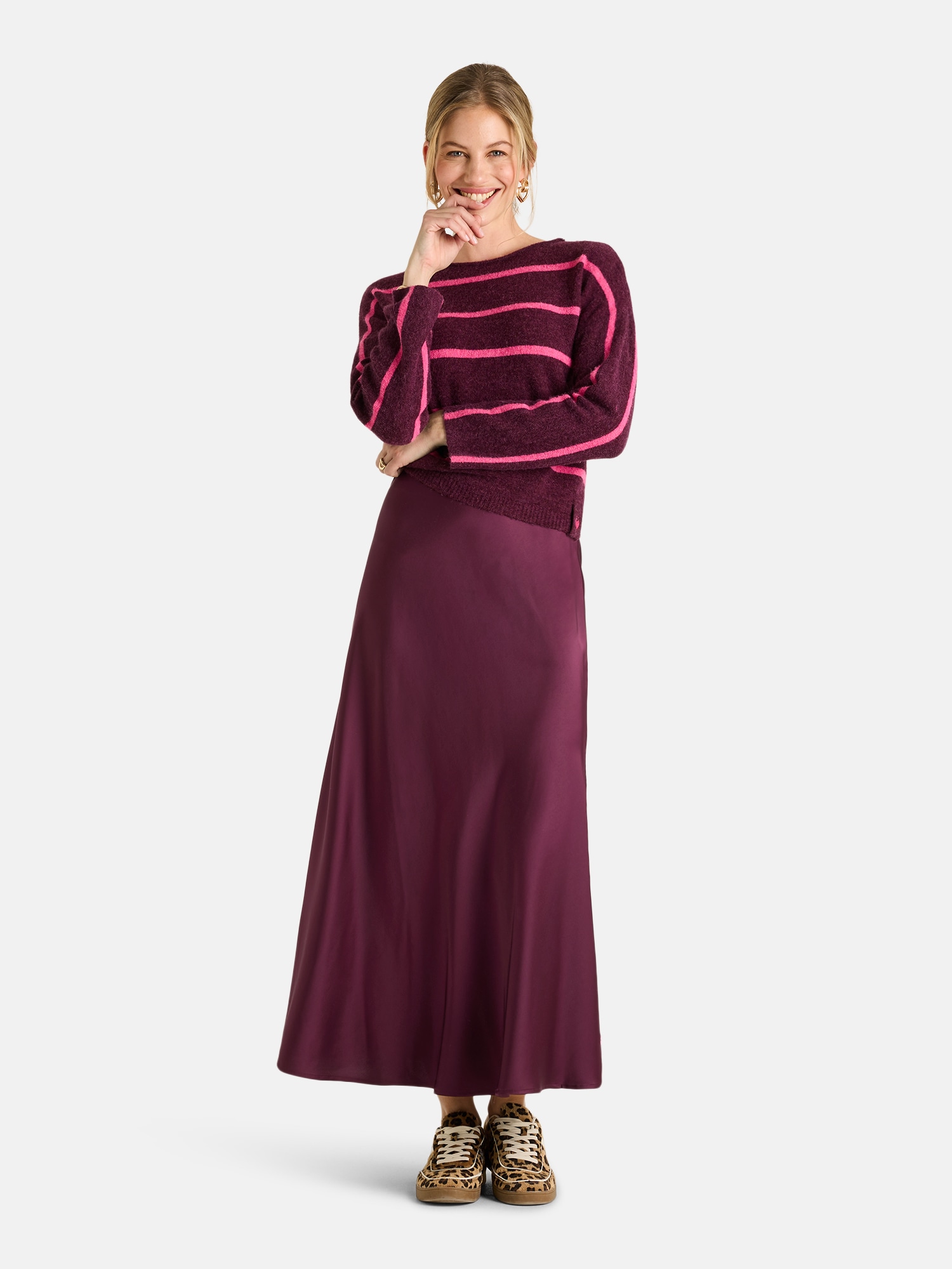 Lieblingsstück Maxi jupe »MarbellaL« en mélange de viscose