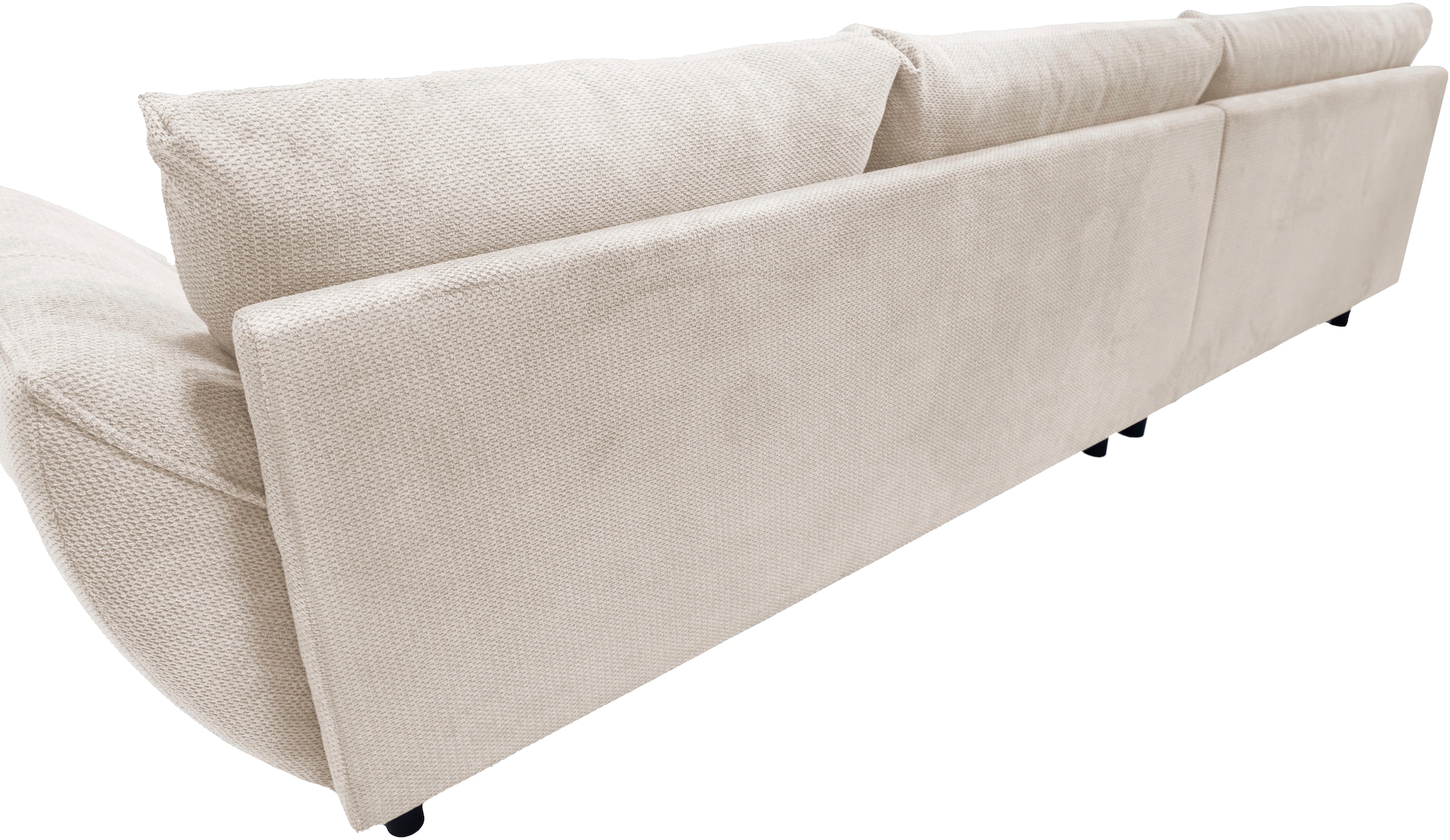 exxpo - sofa fashion Canapé d'angle »Biarritz modern und elegantes Mega Sofa mit tollem Sitzkomfort, L-Form« XXL– Longchair Ecke in hochwertiger Verarbeitung, Stellmasse 324x203 cm