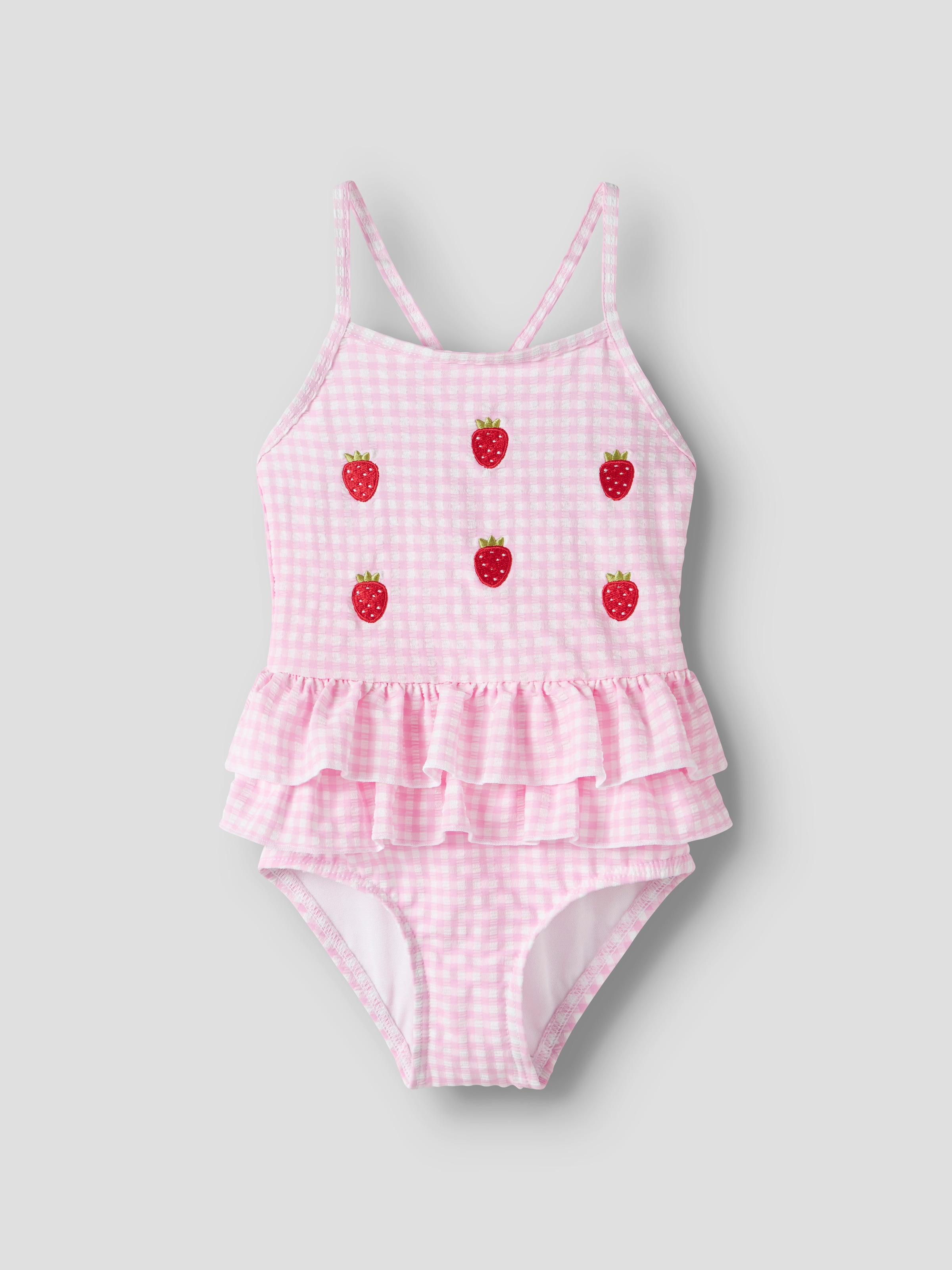 Name It Maillot de bain »NMFZAMMER SWIMSUIT« avec broderie et volants