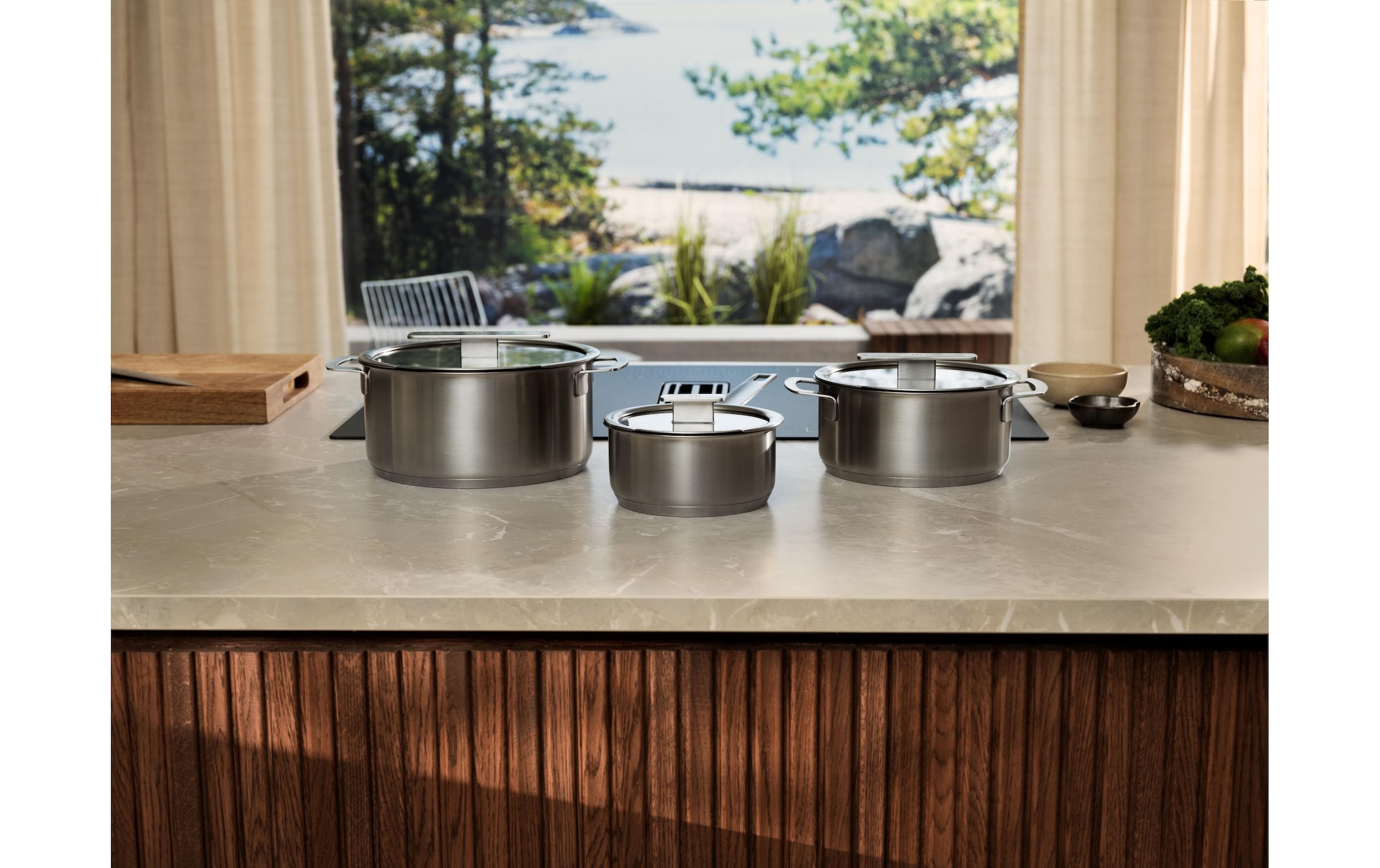 Electrolux Kochtopf »E9HOPS« Set,  Edelstahl