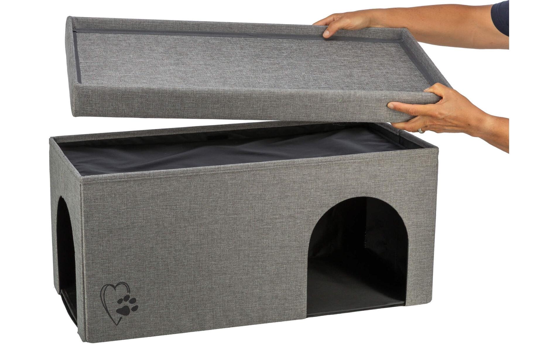 TRIXIE Lit pour animal »Rückzugsort Kimy 76 x 72 x 37 cm« Polyester