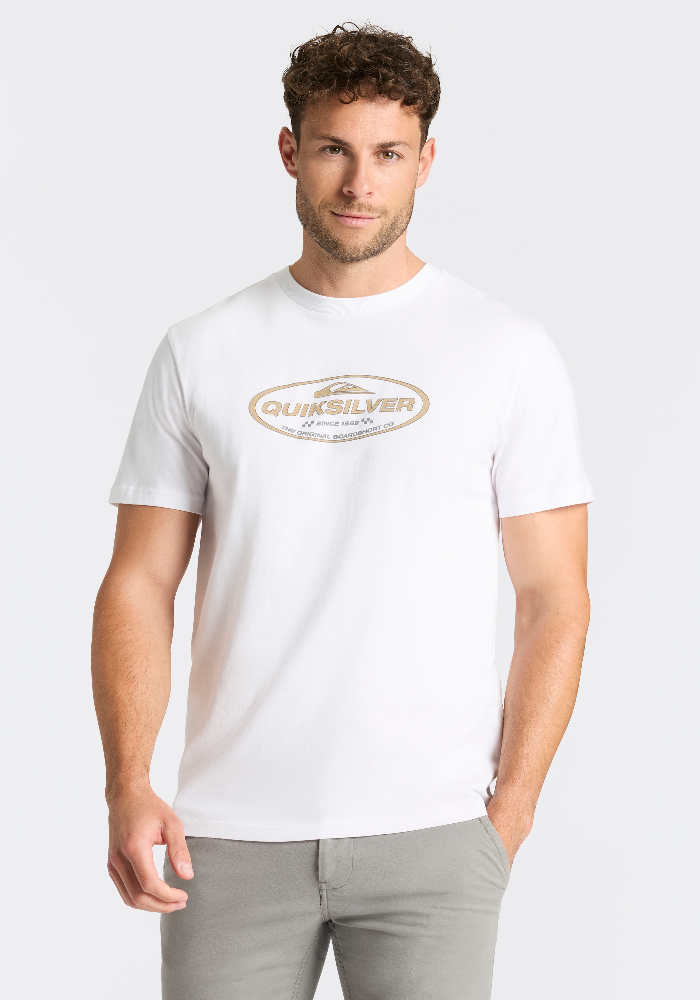 Quiksilver T-Shirt »LIGHT WAVES OFF COURSE SHORT SLEEVE PACK« 2 2er-Pack, Kurzarm-Design, mit Rundhalsausschnitt, aus Jersey