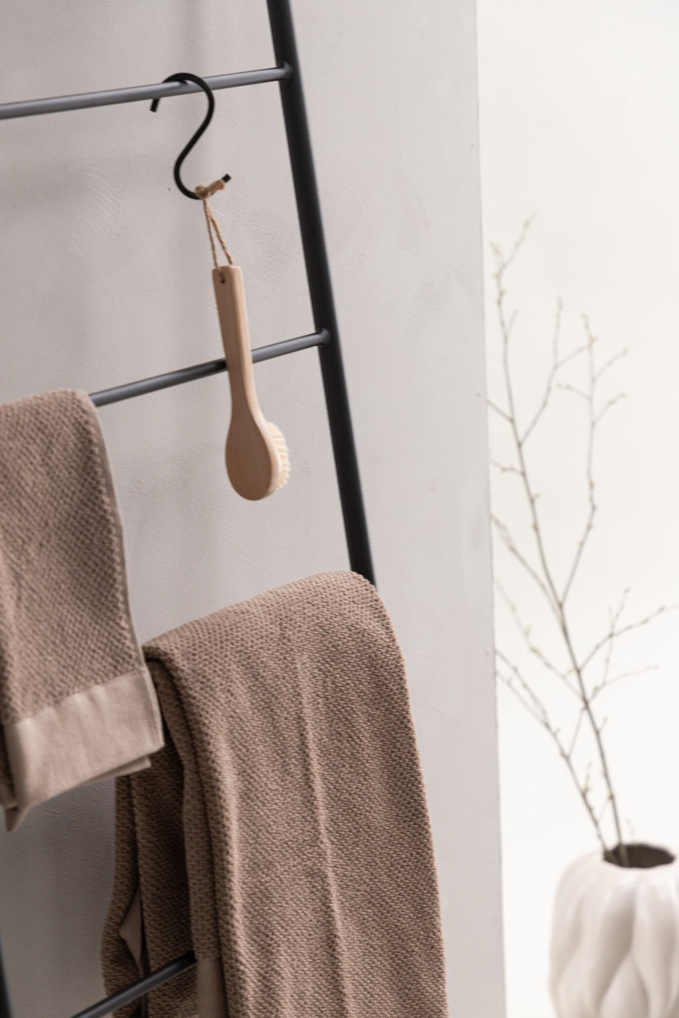 Venture Home »Drammen, anlehnender Handtuchhalter aus Stahl, Höhe 160 cm« Handtuchhalter, Pulverbeschichtung, anlehnend, ohne Bohren, Bad