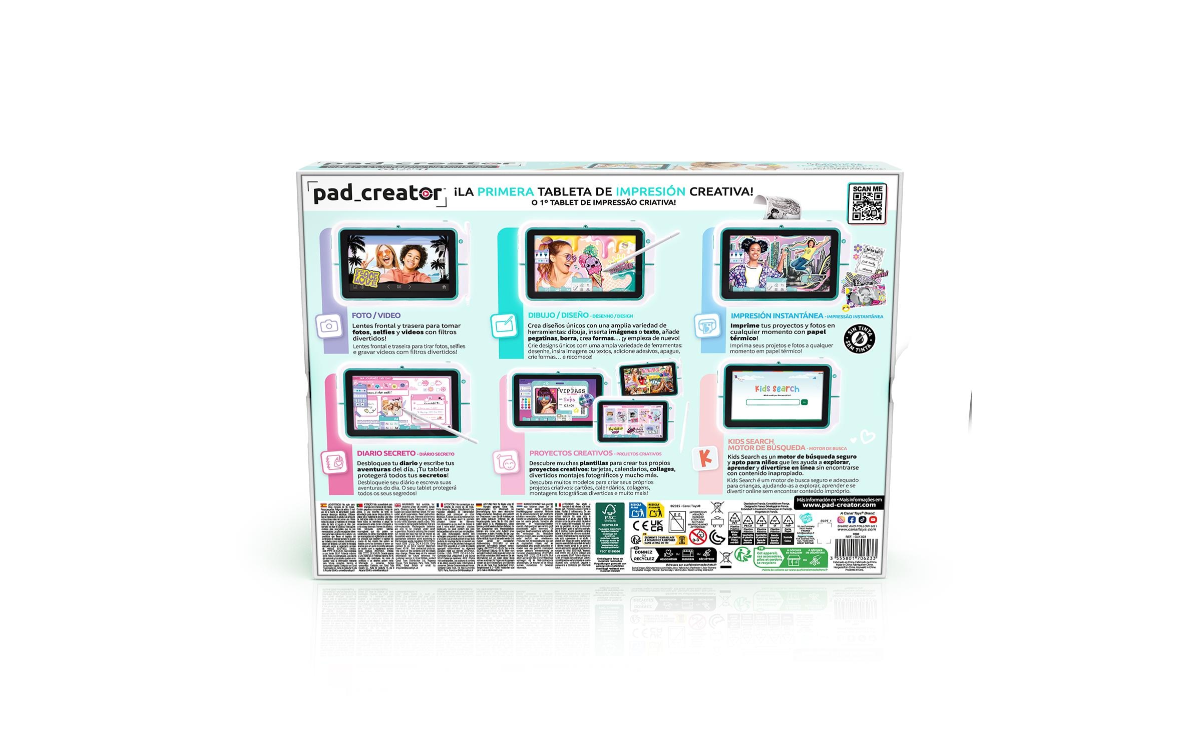 Canal Toys Lerntablet »Instant Print Pad Creator«