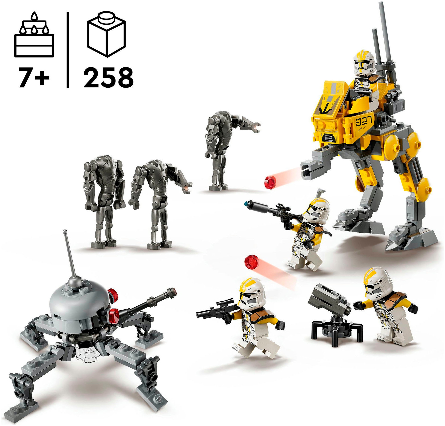 LEGO® Pions de construction »Klonsoldaten des 327. Sternenkorps Battle Pack (75431)« LEGO Star Wars™; Made in Europe