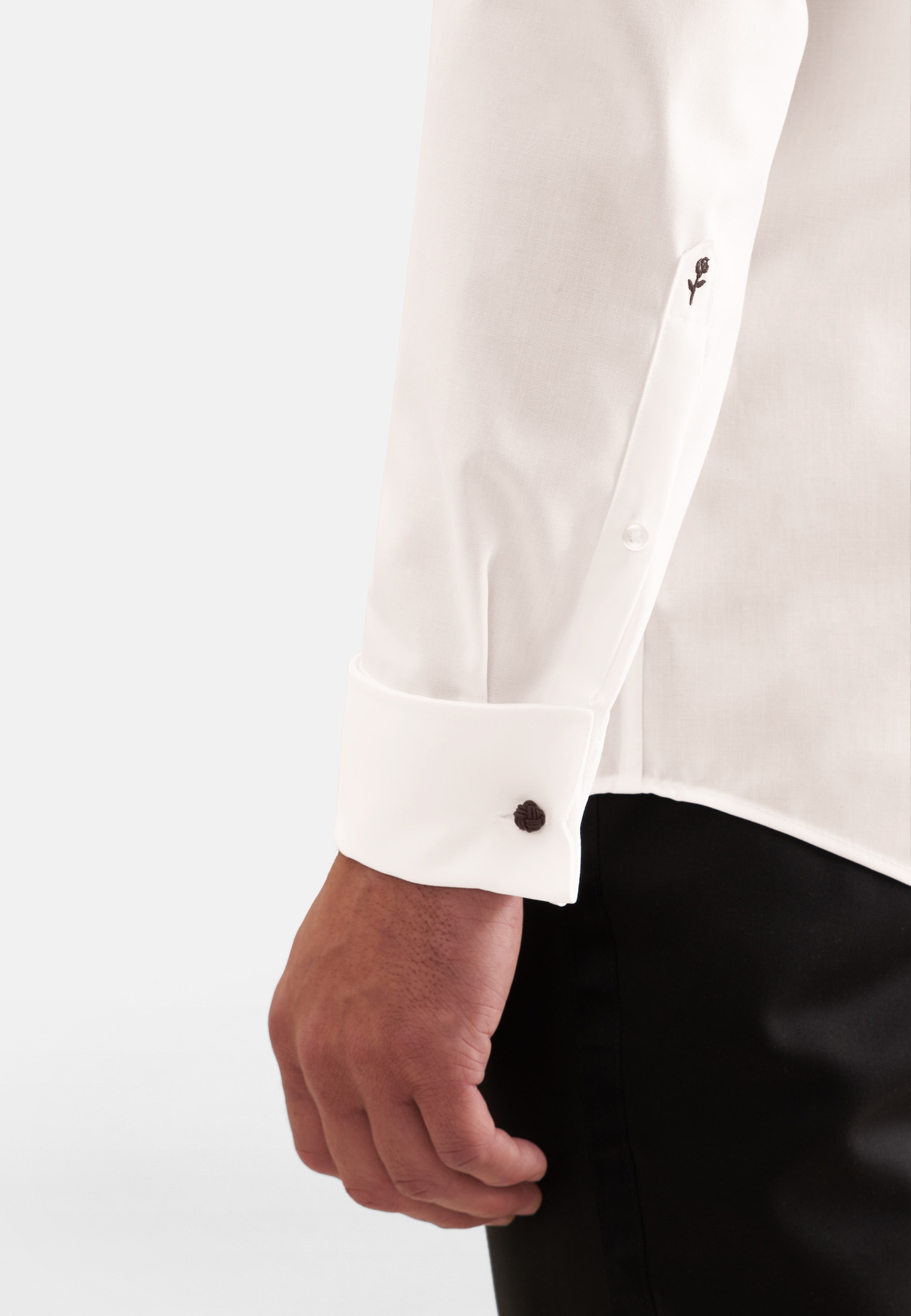 seidensticker Chemise d'affaires »Schwarze Rose« col Kent uni Regular 1/1
