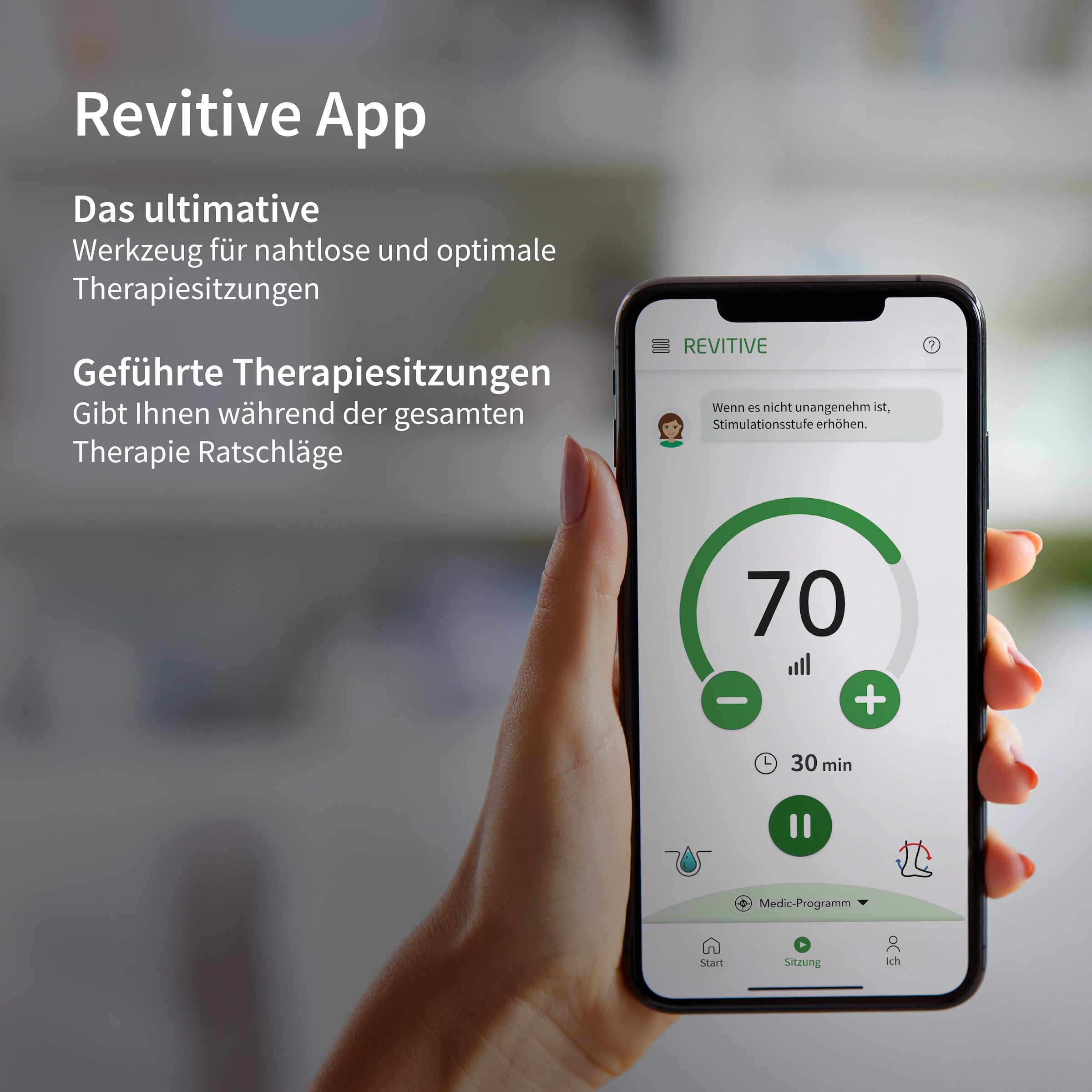 REVITIVE EMS-Fussmassage-Gerät »Medic Coach Durchblutungs-Stimulator« Effektive Knieschmerztherapie und bessere Durchblutung