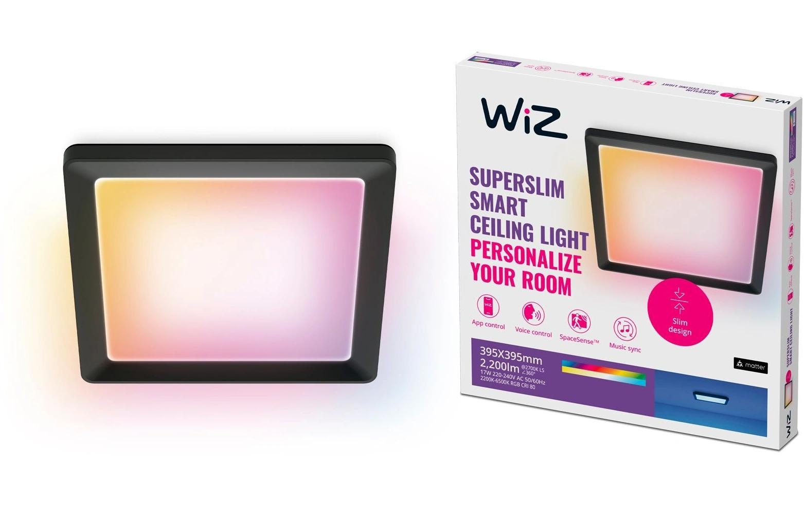 WiZ Plafonnier LED »WiZ 17 W« Blanc froid | blanc chaud | blanc lumière du jour