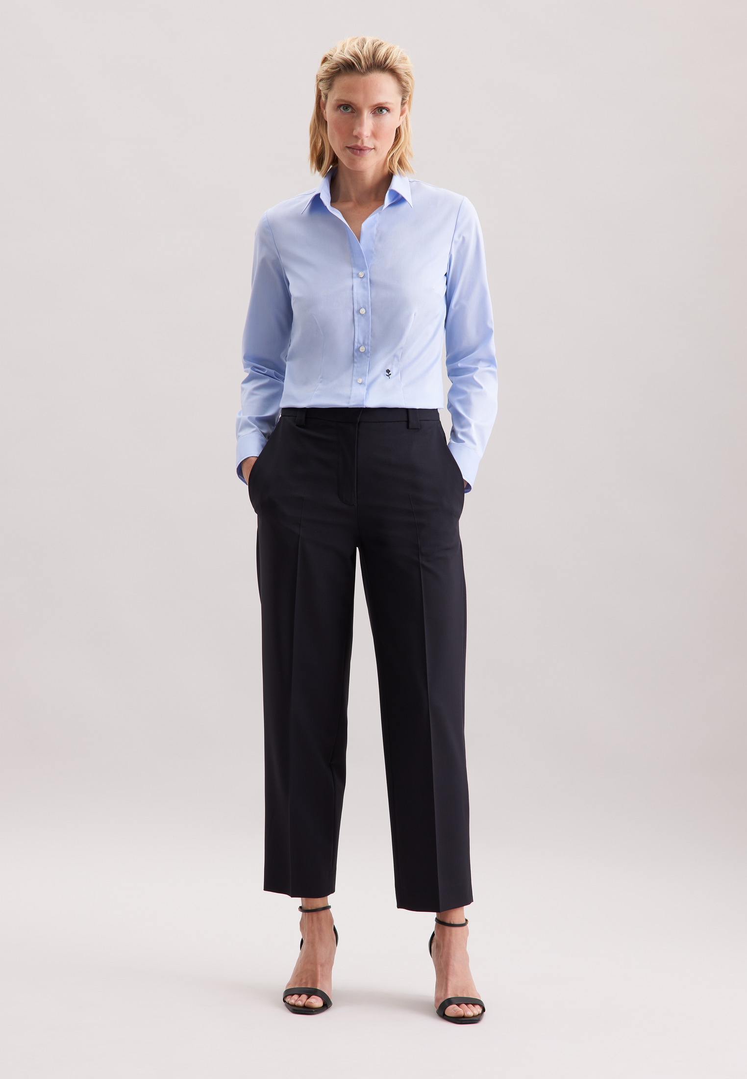 seidensticker Hemdbluse 1/1 Kragen Uni