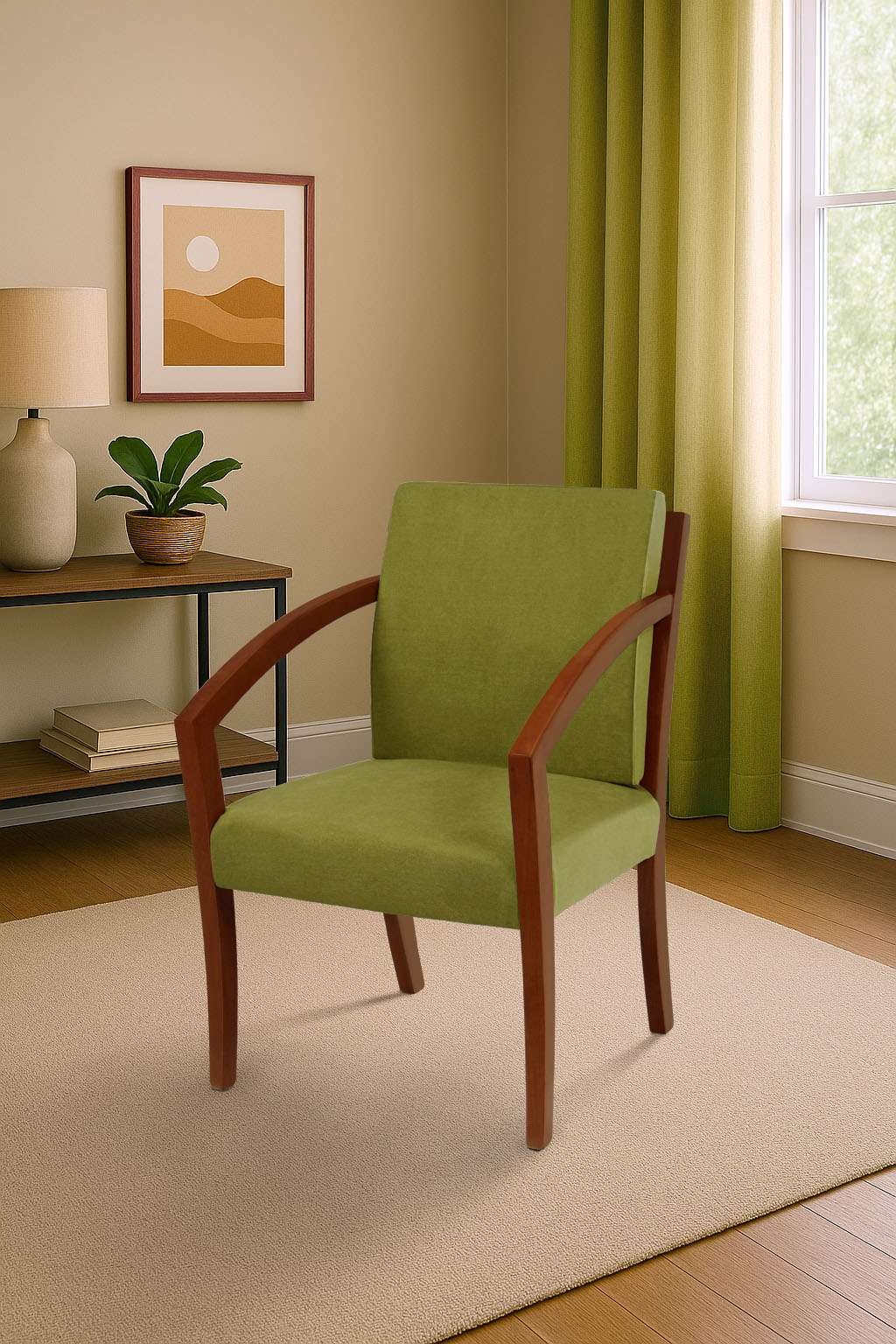 Home affaire Chaise de salle à manger »G98 George Armlehnstuhl, Sessel, in 3 Gestellfarben Made in Italy« () 1 cuisExtra-confort, Fleckenabweisendes Gewebe, Massivholz