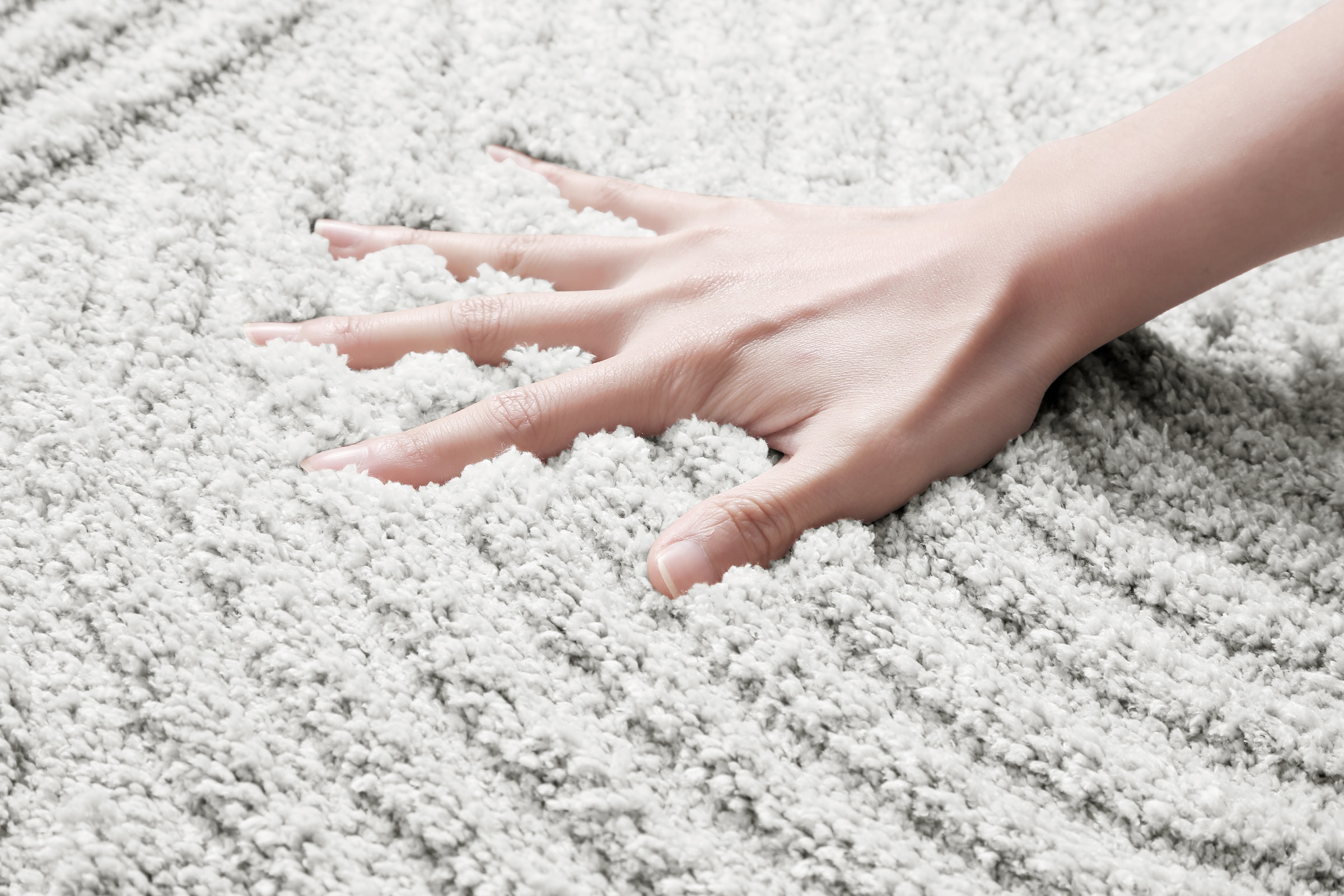 my home Badematte »Ognon, Scandi, Boho, modernes Muster« Höhe 15 mm rutschhemmend beschichtet fussbodenheizungsgeeignet | schnell trocknend | strapazierfähig Badteppich, Uni Farben, Hoch-Tief-Effekt