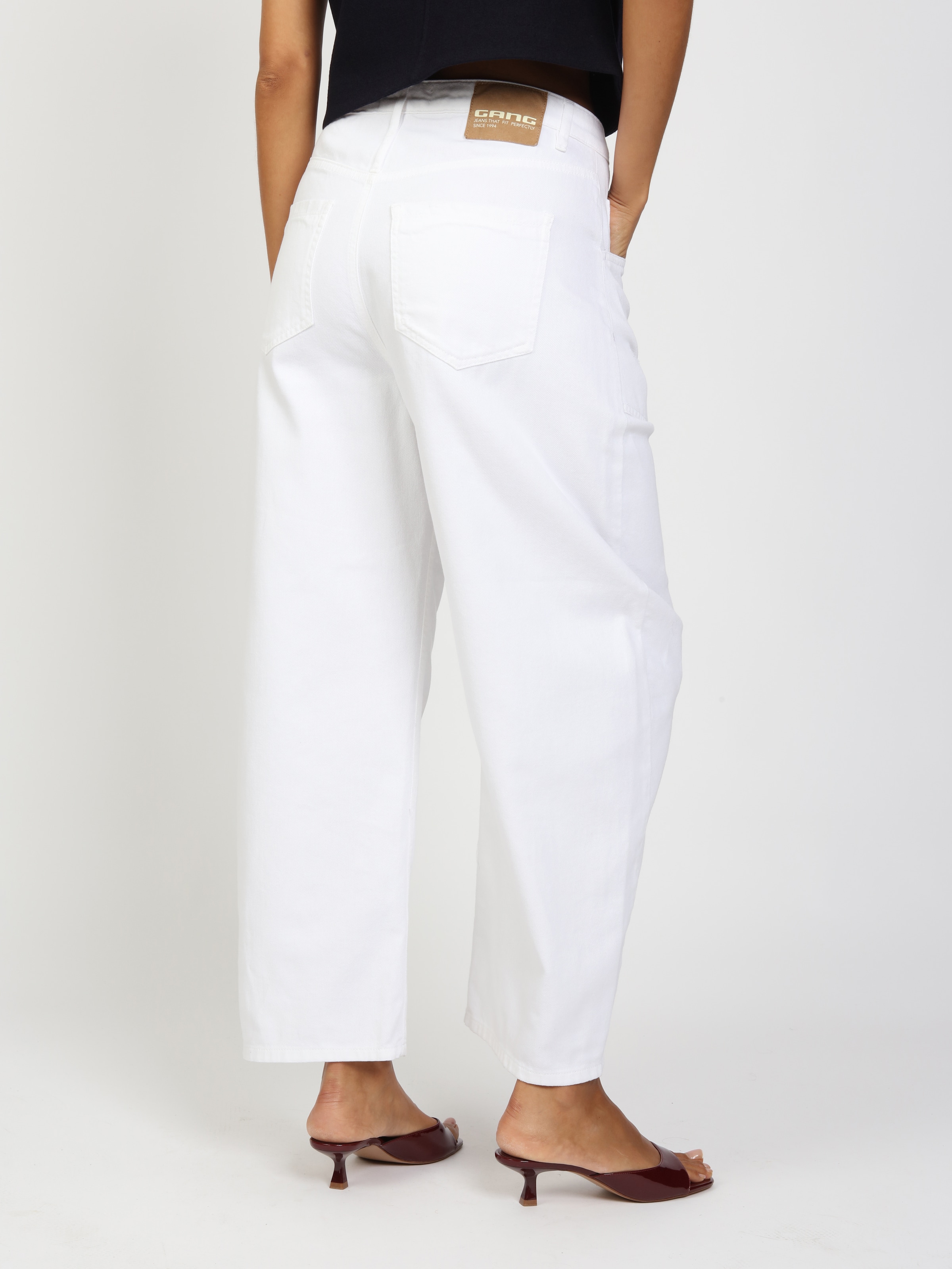 GANG Jeans Relax-fit »94ODINA« forme O avec poches plaquées