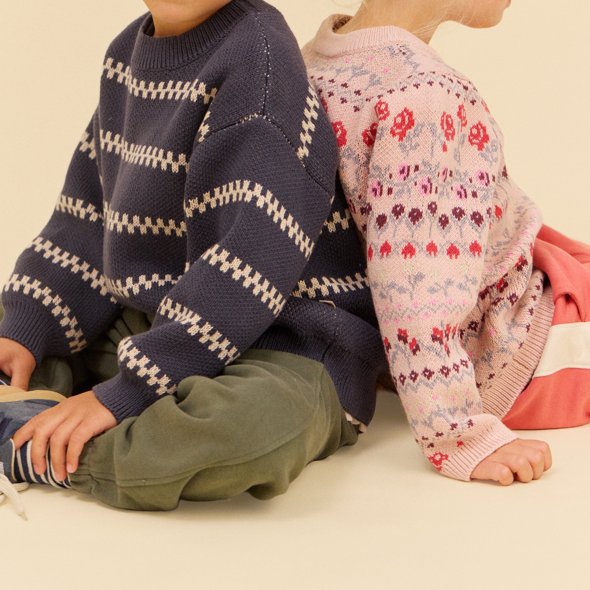 WHEAT Strickpullover »Jacquard Pullover Mikmak« Baumwolle