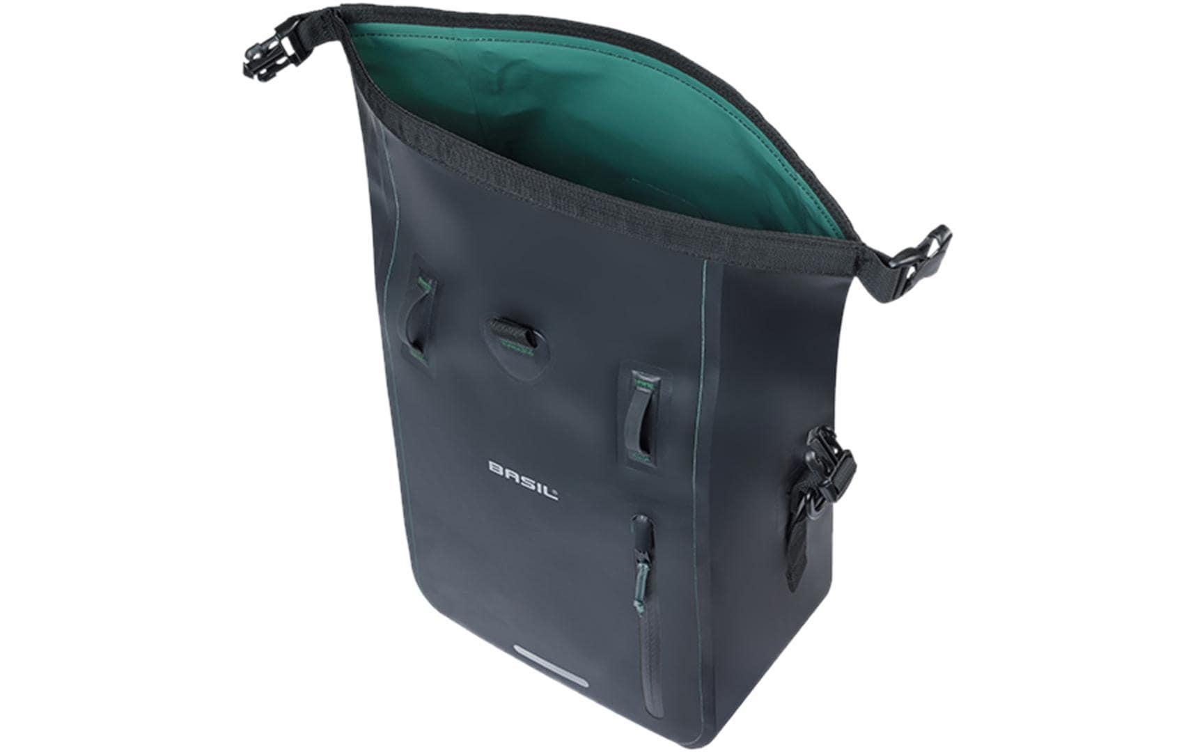 Basil Sacoche de porte-bagages »Rivo, Tarpaulin MIK« Wasserdichte Gepäckträgertasche aus Tarpaulin mit MIK-Hooks