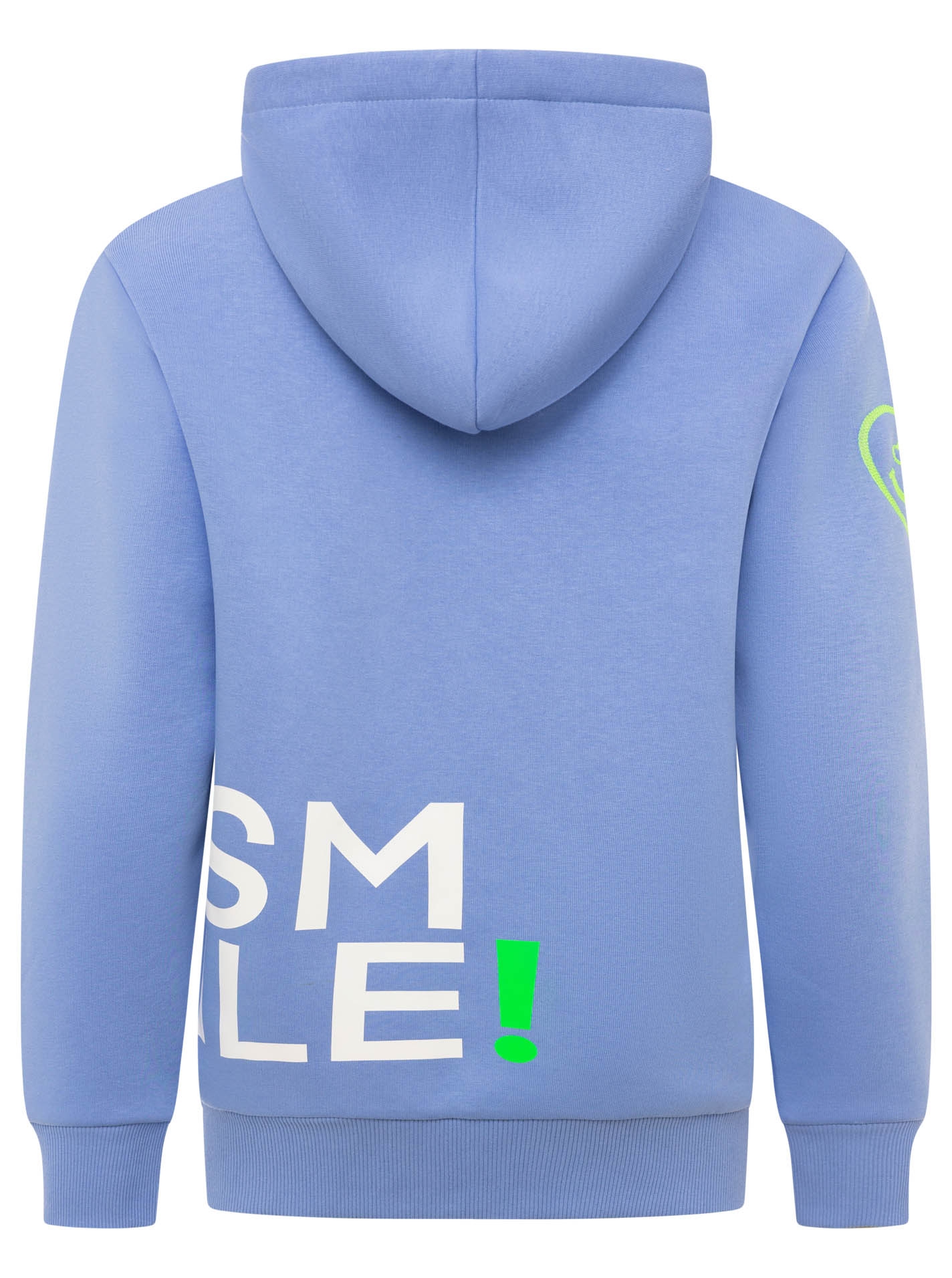 Zwillingsherz Kapuzensweatjacke »"Alissa"« mit SMILE, gesticktem Herz am Arm und Reissverschluss