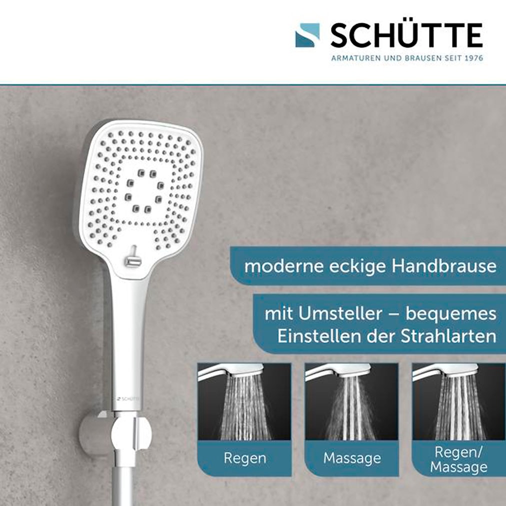Schütte Handbrause »RAVENNA« 1 Stk. tlg. 3-fach verstellbar / wassersparend