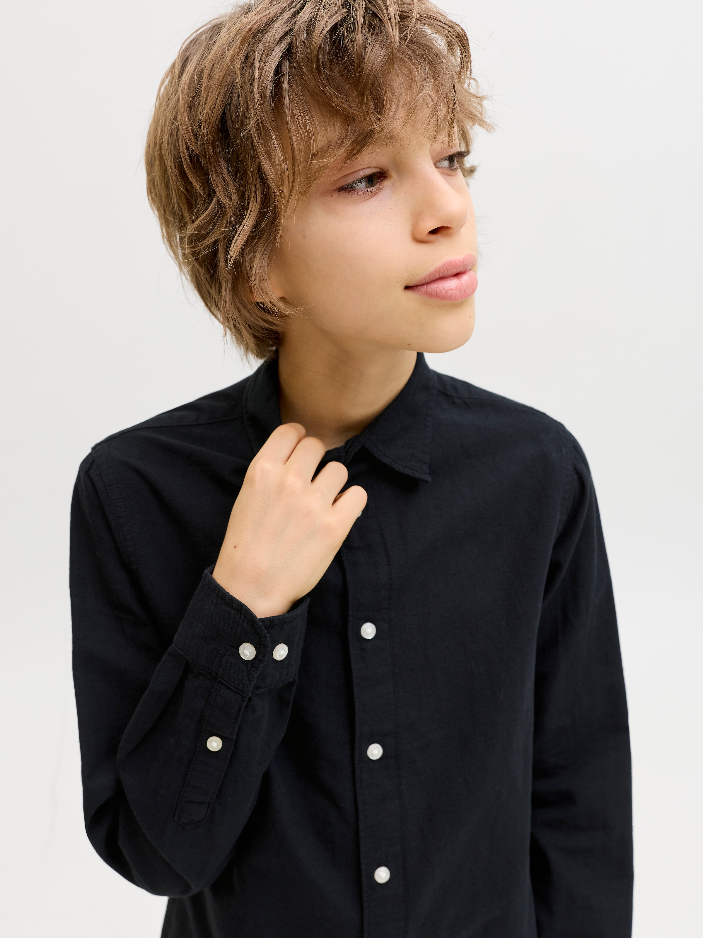 Jack & Jones Junior Chemise à manches longues »JJEBREEZE LINEN BLEND SHIRT L/S SN JNR«