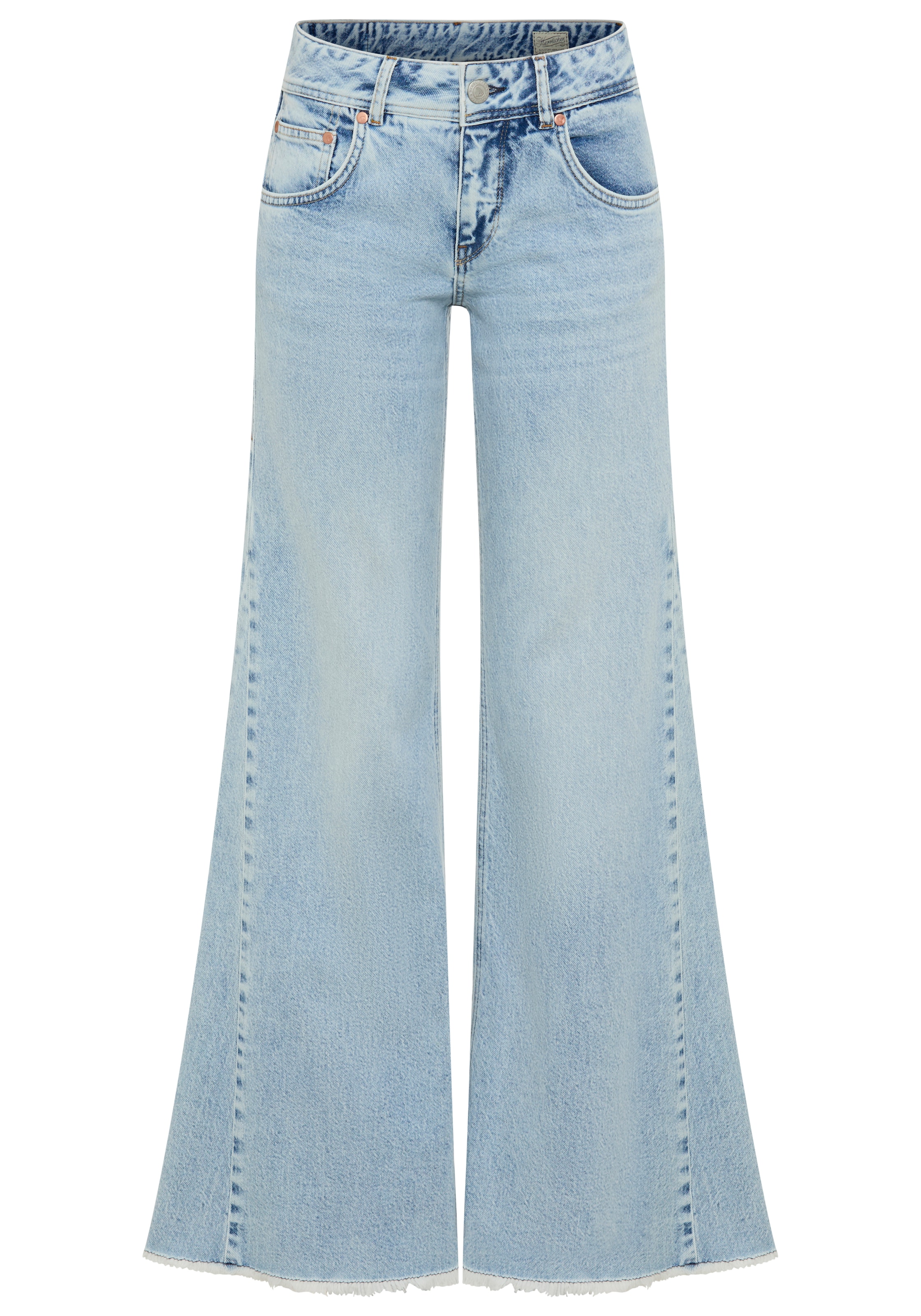 Herrlicher Jeans à 5 poches »Edna Kama Denim« Flared Fit, extra Weite