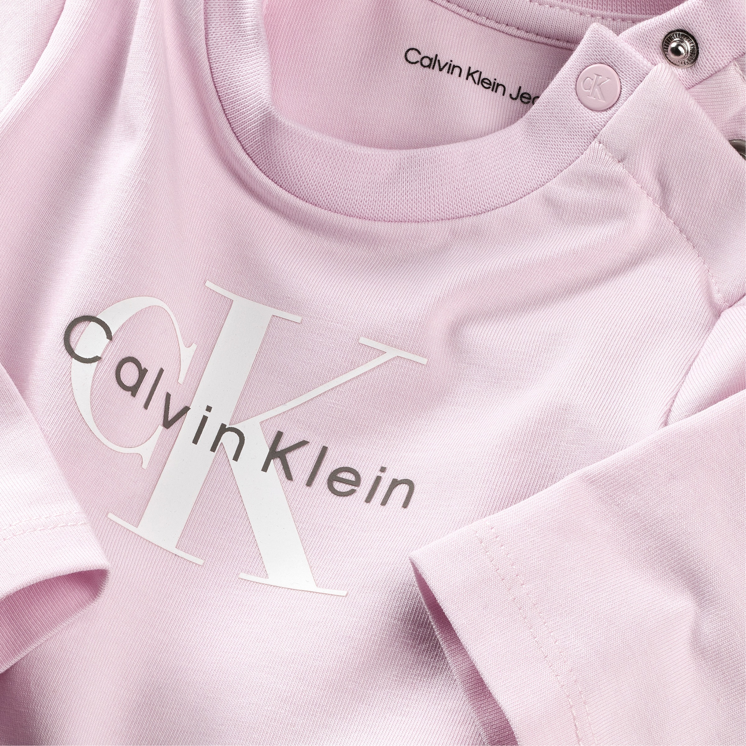 Calvin Klein Jeans T-shirt à manches longues »MONOGRAM LS T-SHIRT« für Babys bis 2 Jahre, Logo-Druck