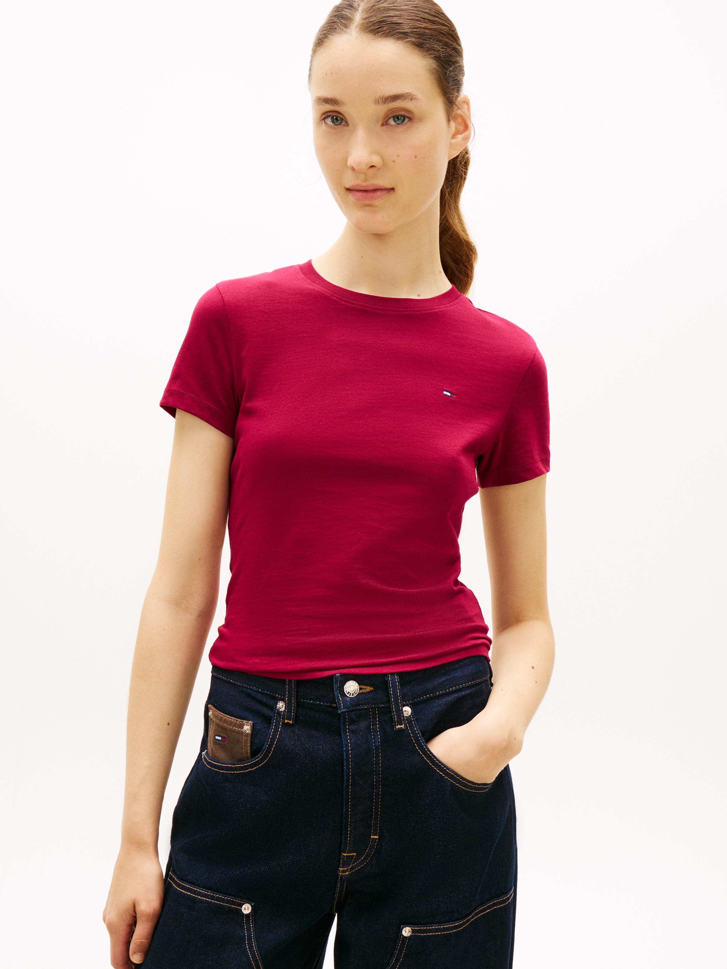 Tommy Jeans Kurzarmshirt »TJW 3PACK C-NECK TEE« Packung, 3er-Pack, 3 Stk.