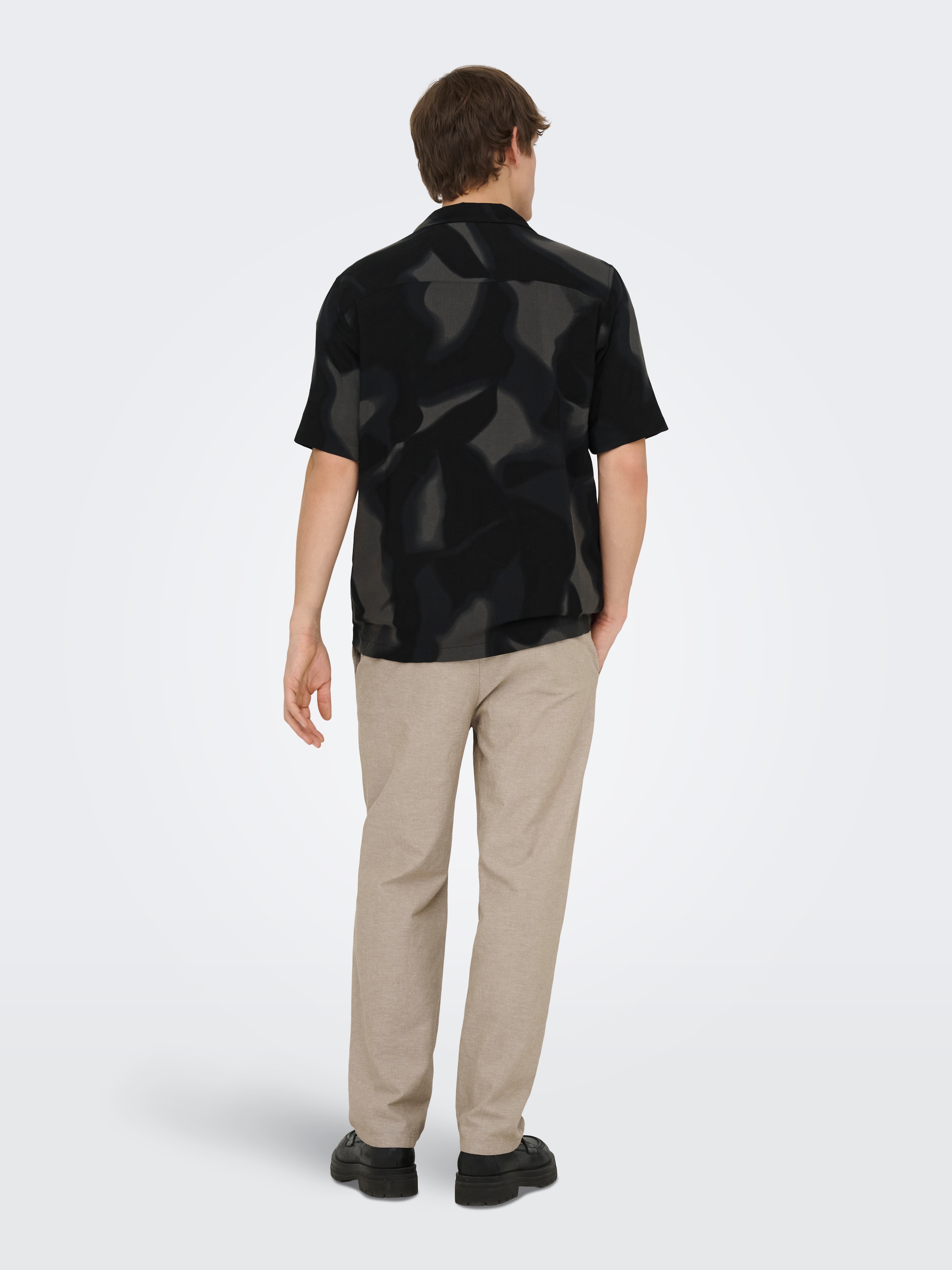 ONLY & SONS Schlupfhose »ONSSINUS LOOSE 0007 COT LIN PANT NOOS«  Baumwolle mit Leinen, locker geschnitten