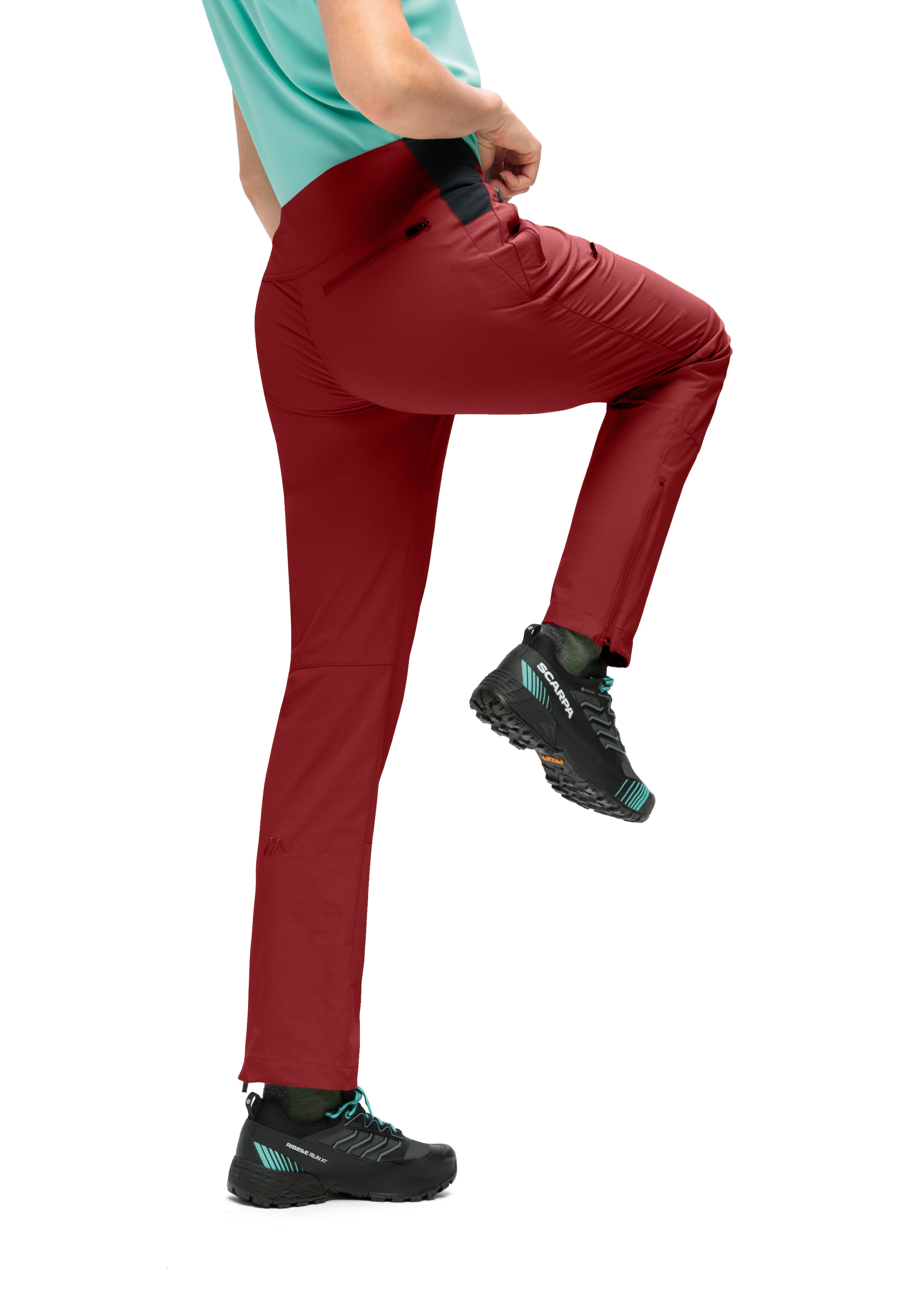 Maier Sports Pantalon de plein air »Inara slim Vario«  Damen Wanderhose, Funktionshose mit Variobund und 4 Taschen, Slim Fit