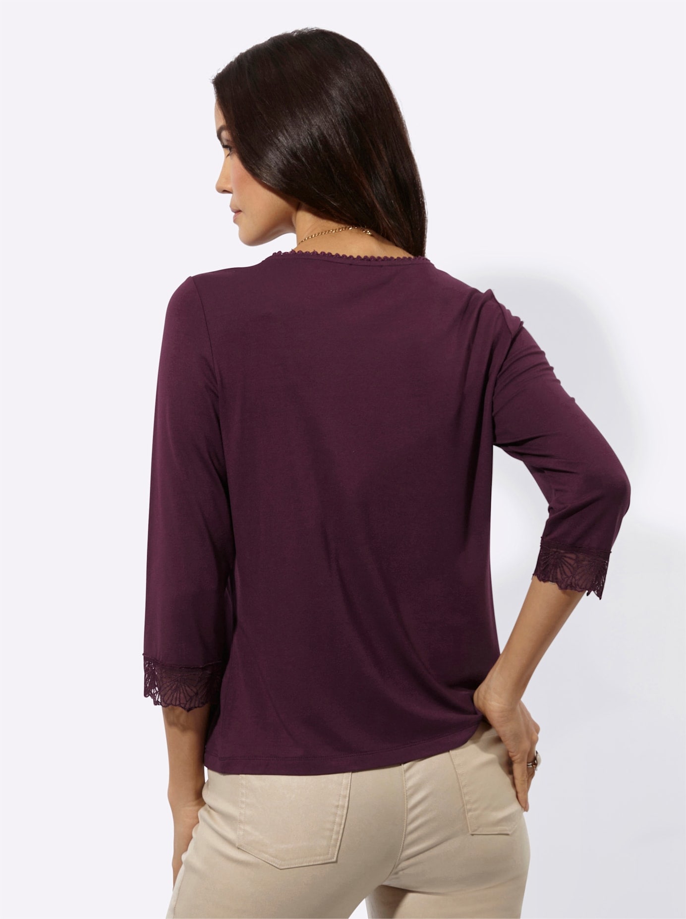 creation L T-shirt à manches 3/4 »Modal-Shirt« 1