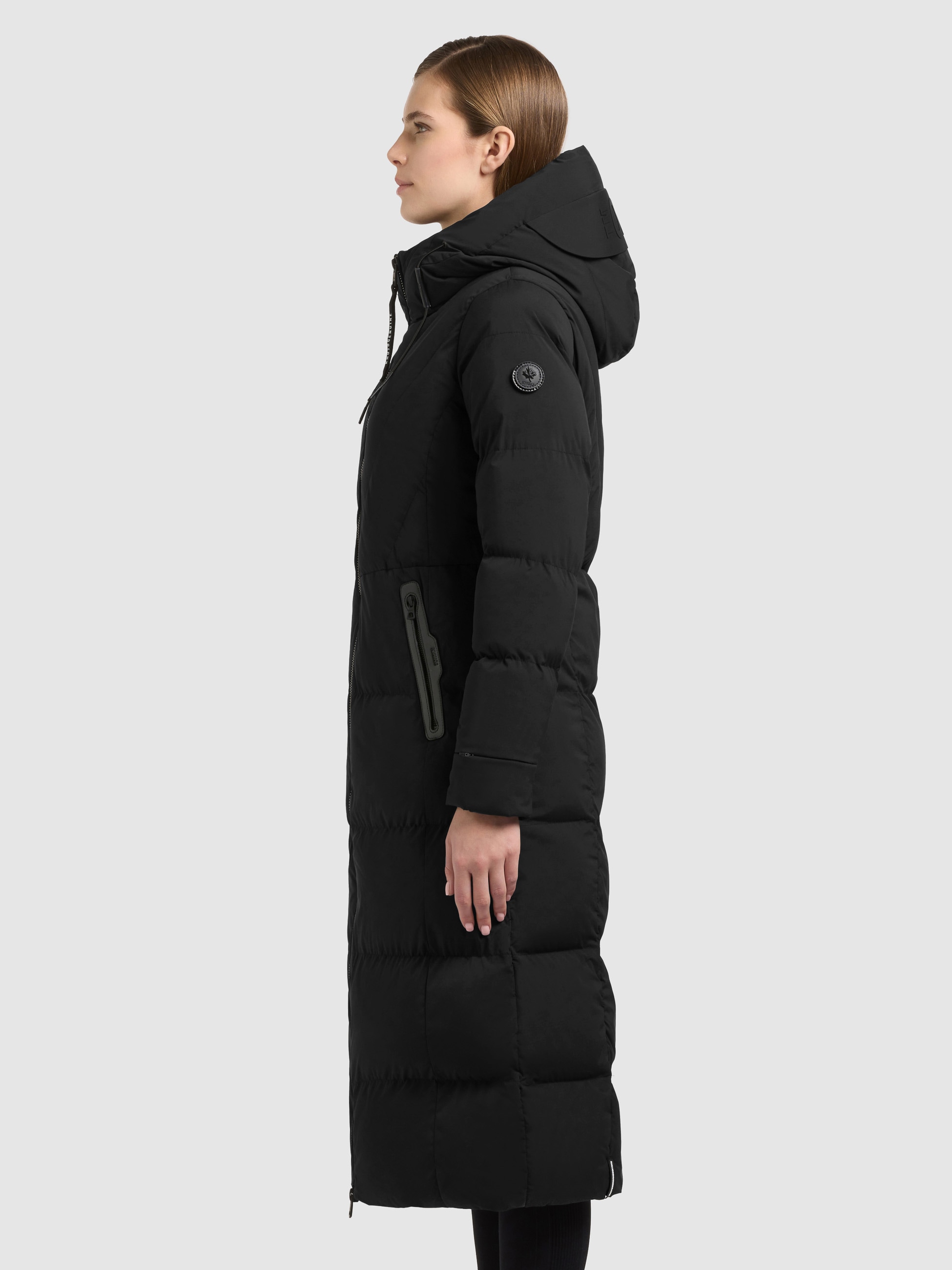 khujo Steppmantel »SORIA2« Applikationen aus Kunstleder