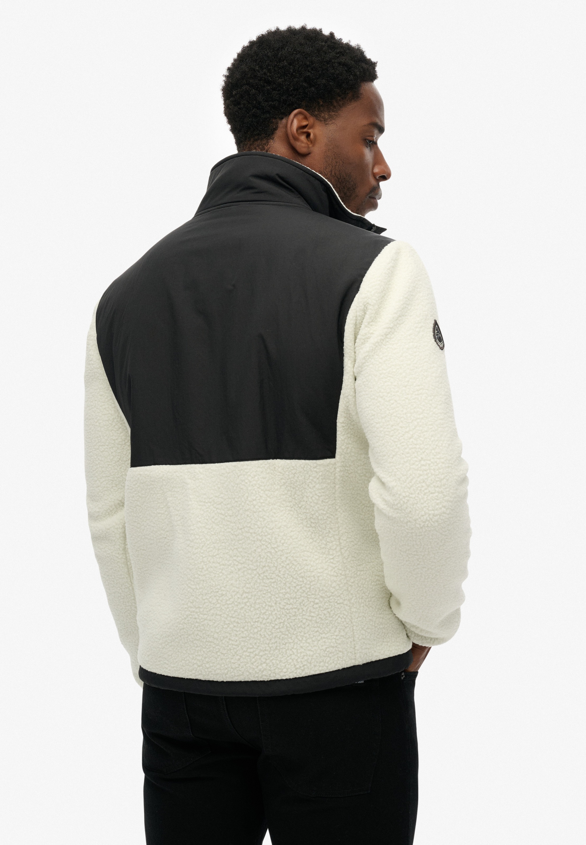 Superdry Parka »POLAR FLEECE HYBRID TREKKER« in toller Fleece Qualität