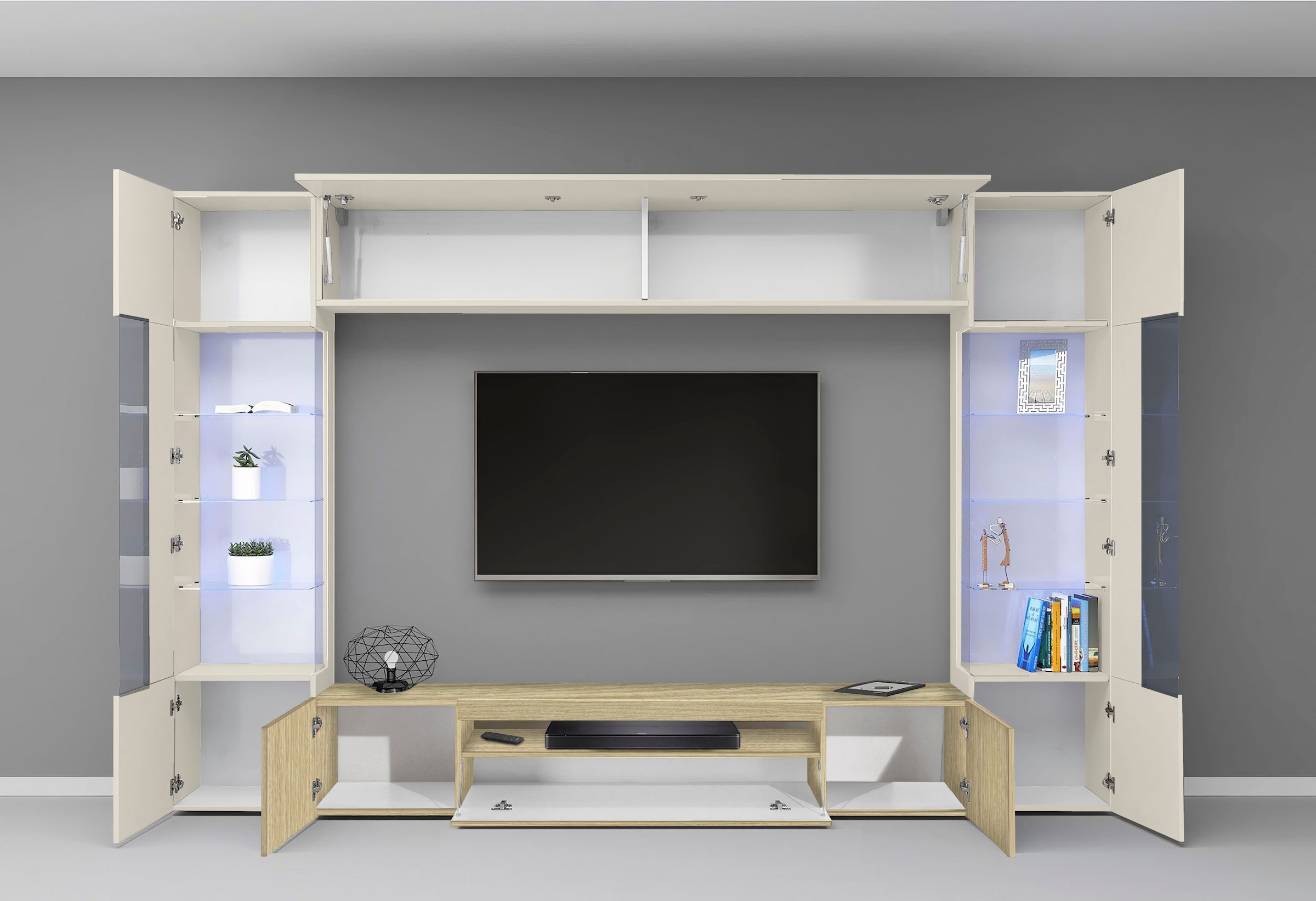 GOODproduct Meuble mural »New Egypt« Breite 290cm, 4 cuis tlg.
