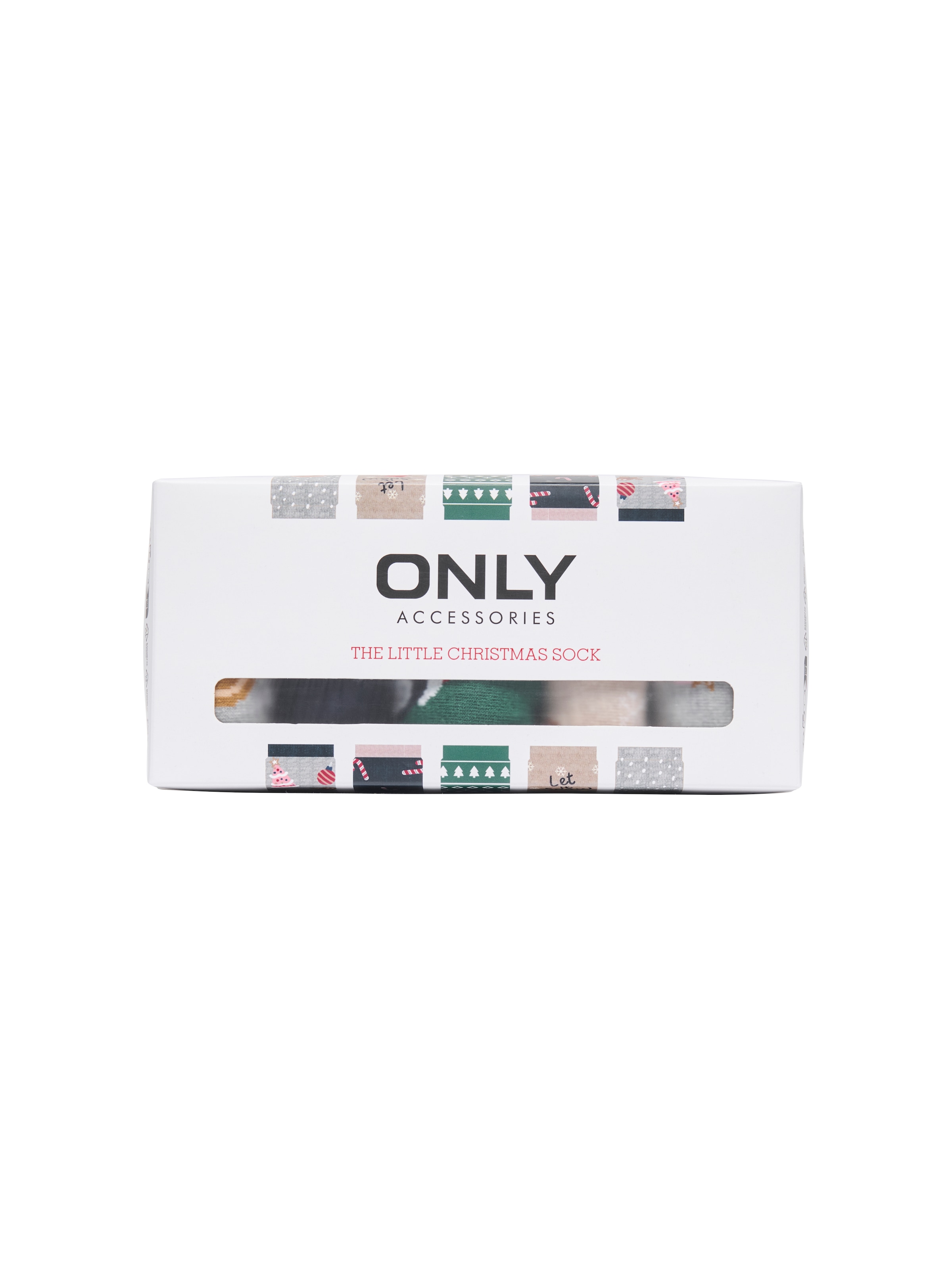 ONLY Chaussettes de loisirs »ONLCHRISTMAS 5-PACK SOCKS IN A BOX« 5 Couple tlg.