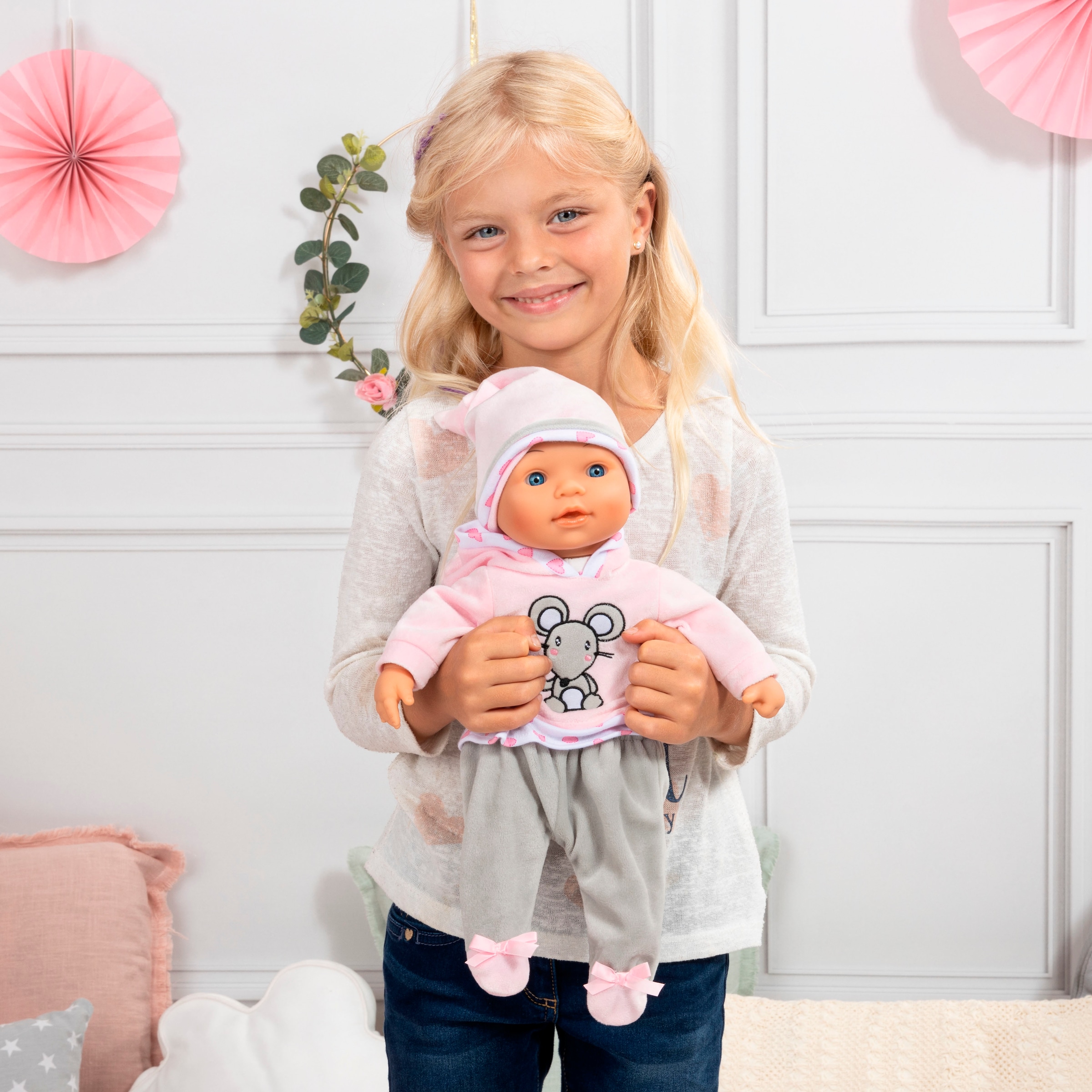 Bayer Poupée bébé »Lisa Magic Eyes, 38 cm«
