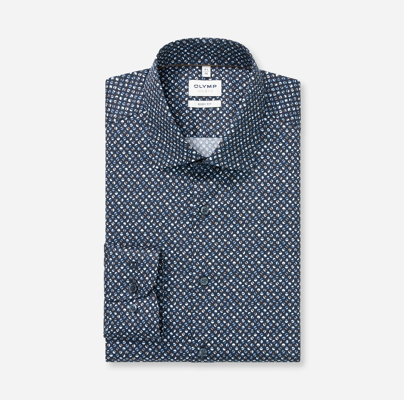 OLYMP Chemise à manches longues »Level Five« Businesshemd, body fit, Kentkragen, extra langer Arm