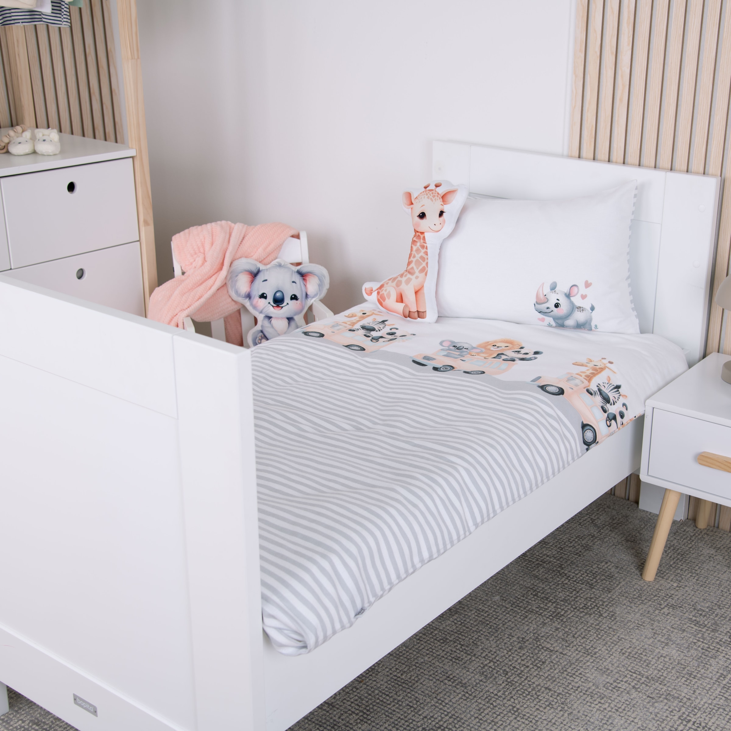 Baby Best Linge de lit pour bébé »babybest Adventure Buddies« 2 cuis