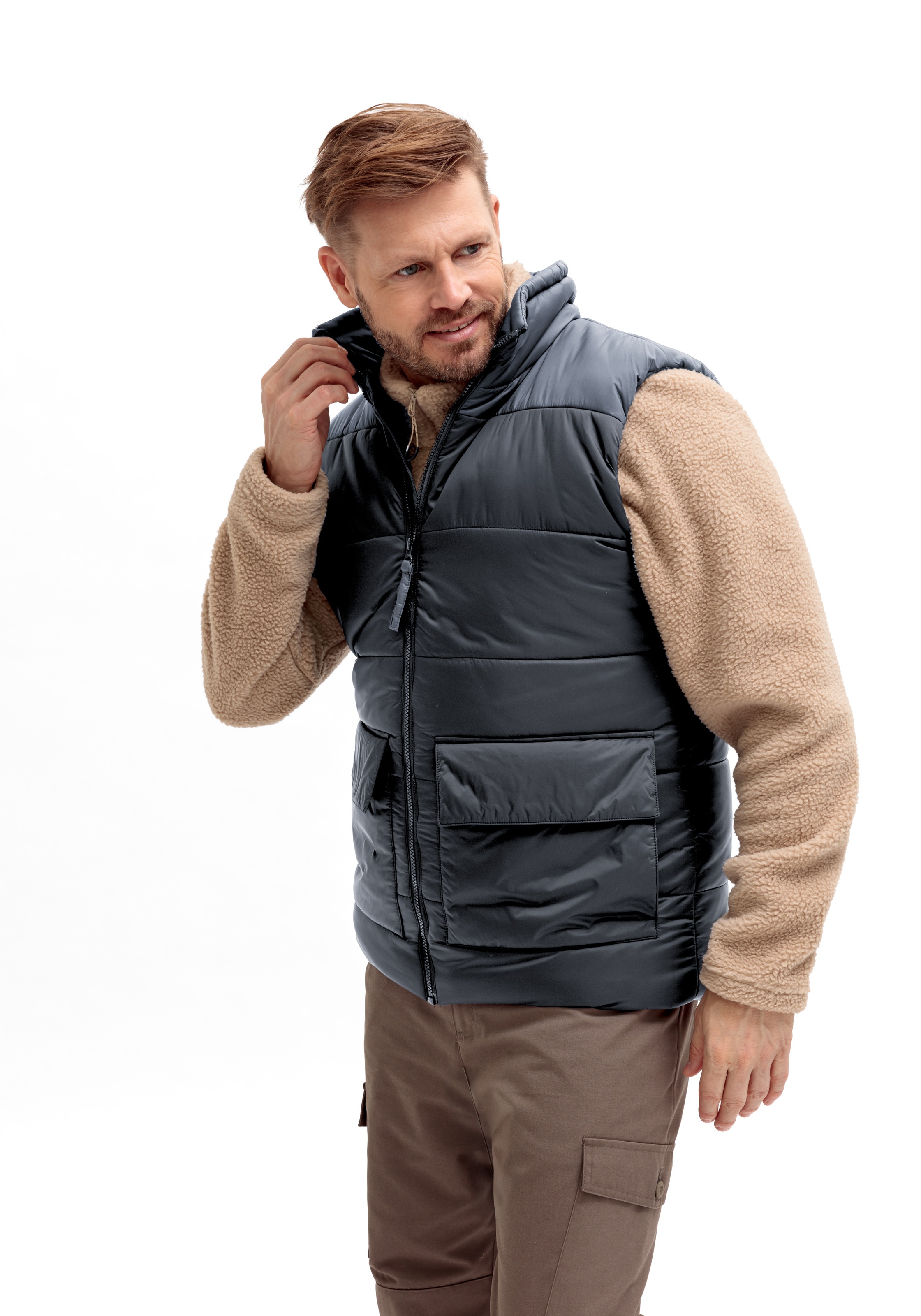 Maier Sports Gilet fonctionnel »Heatcore Vest M« veste sans manches homme chaude coupe-vent et respirante