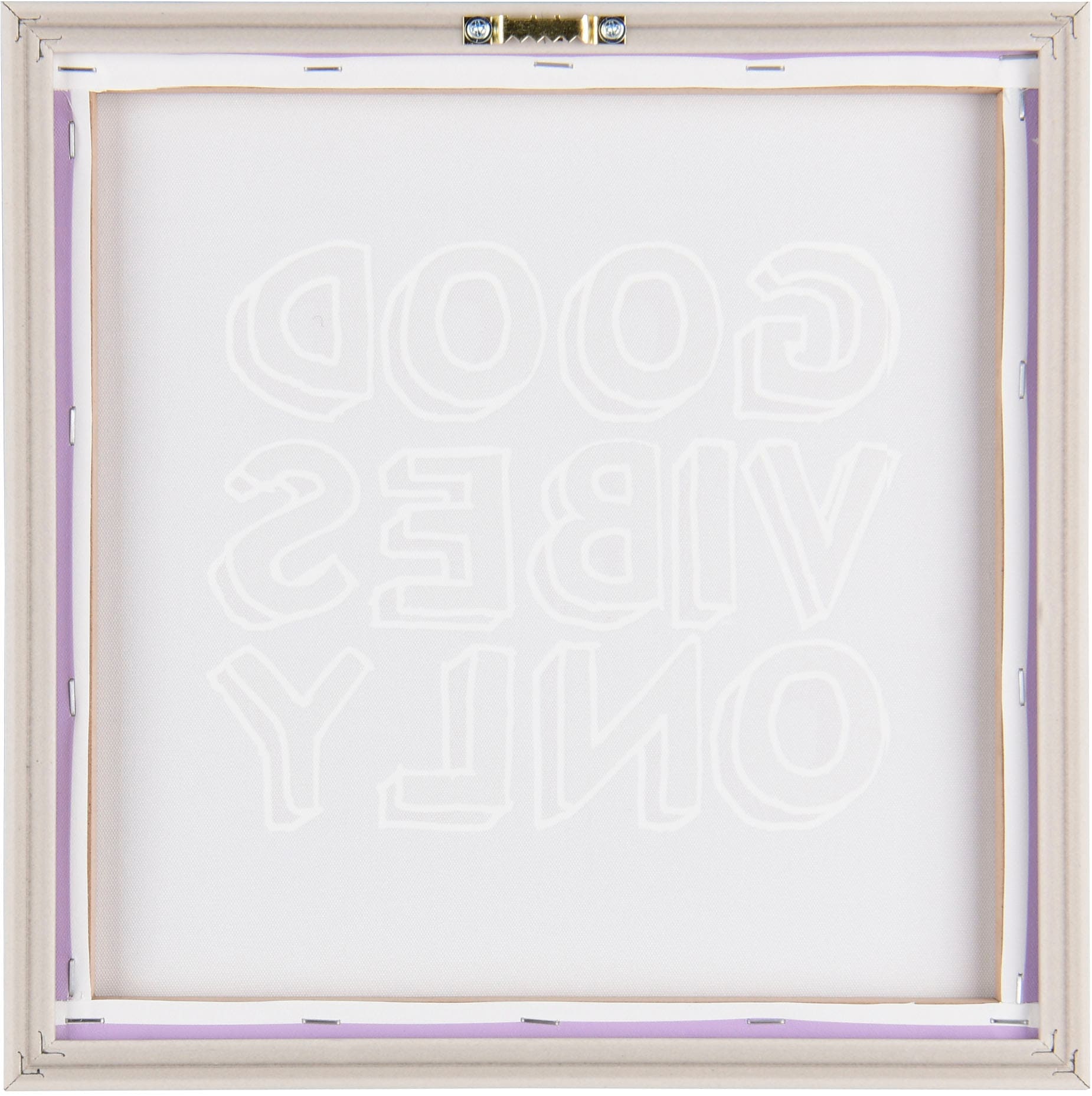 MIRRORS AND MORE Impression d'art »ONLY« 1 cuis tlg. Œuvre d'art avec message positif