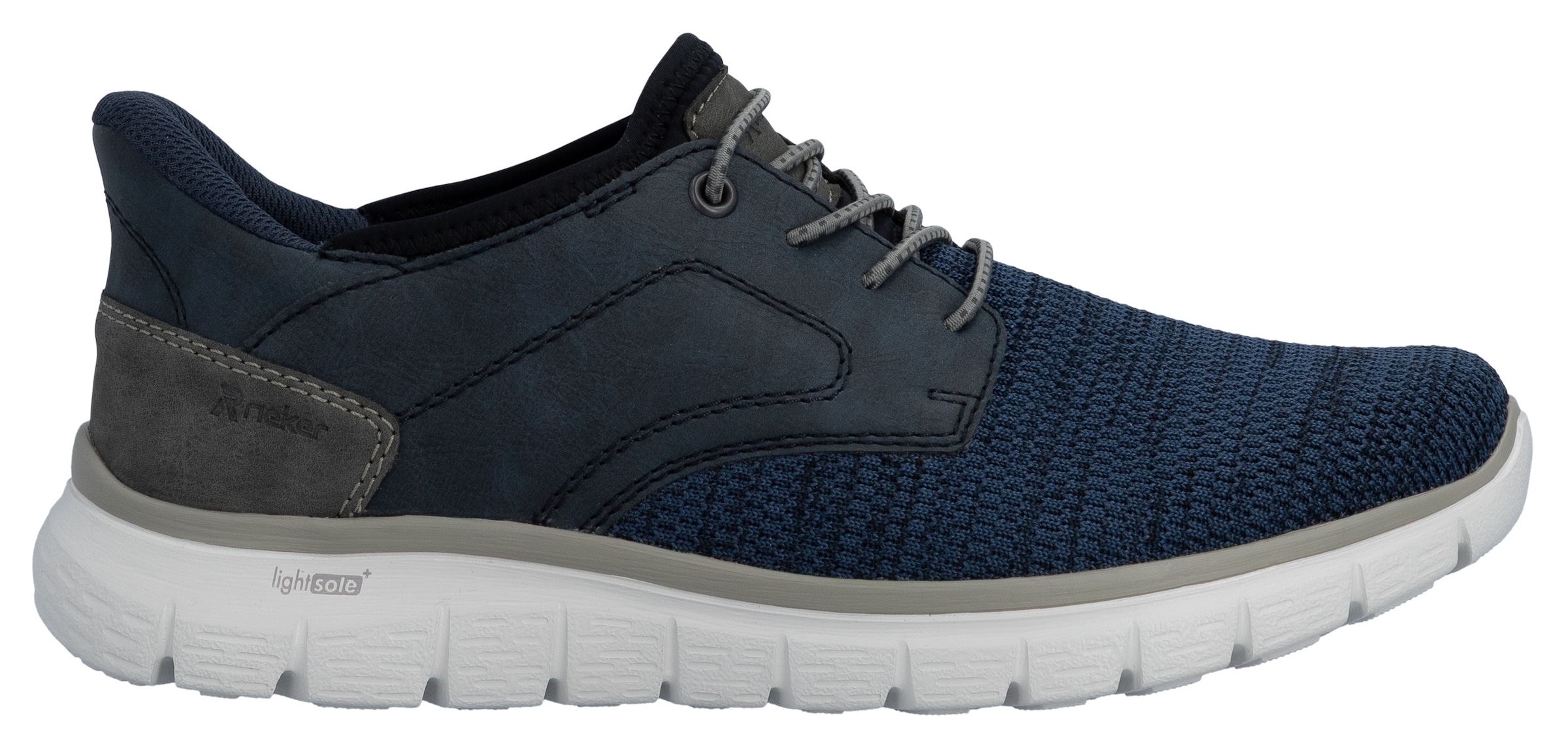 Rieker Slip-On Sneaker  , Freizeitschuh, Halbschuh, Schlupfschuh, gepolsterter Fersenabschluss