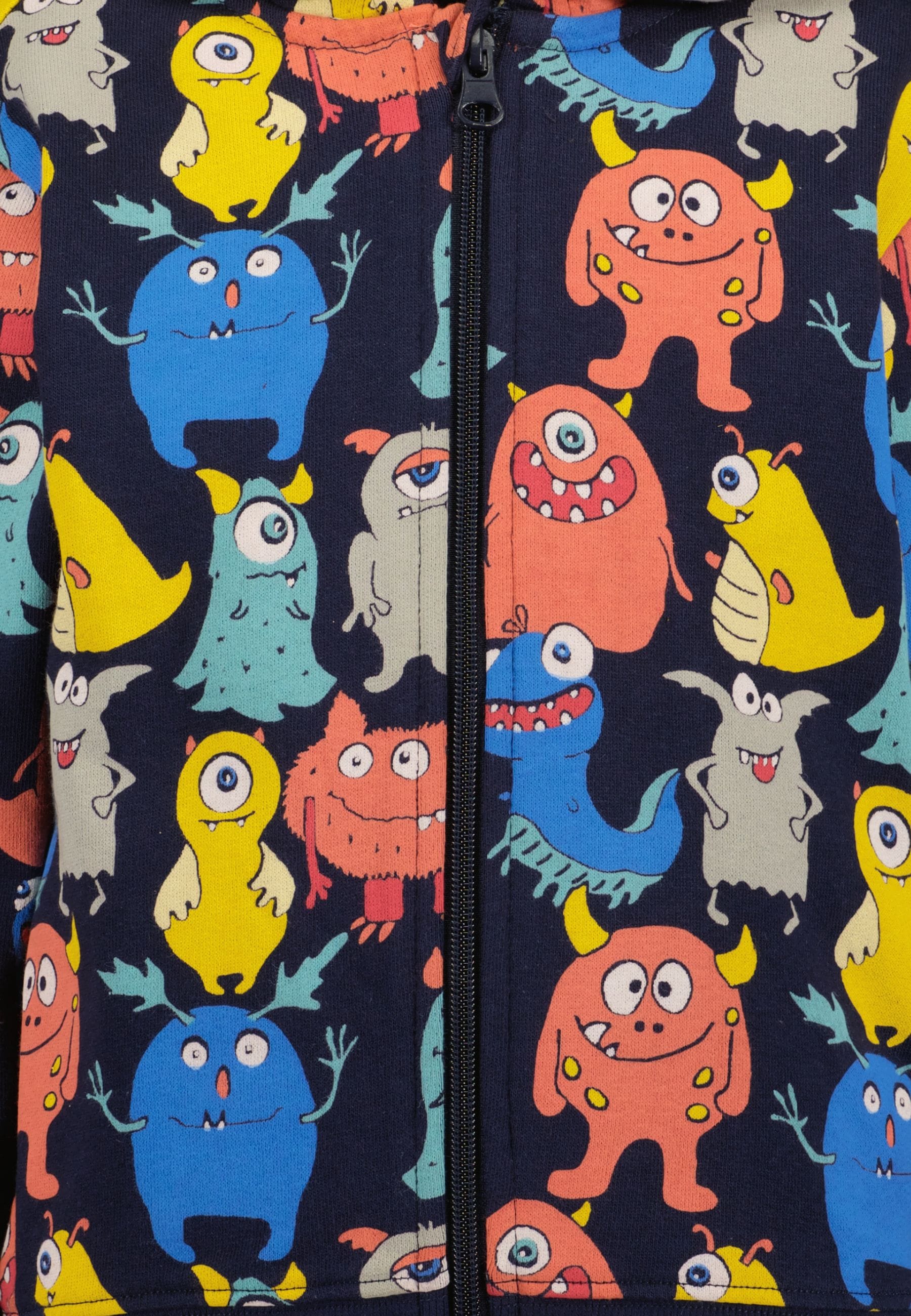 Blue Seven Sweat à capuche im Monster-Look