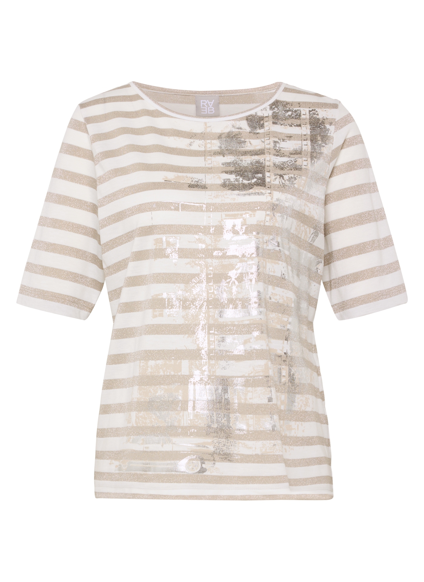Rabe T-shirt mit Streifen Muster